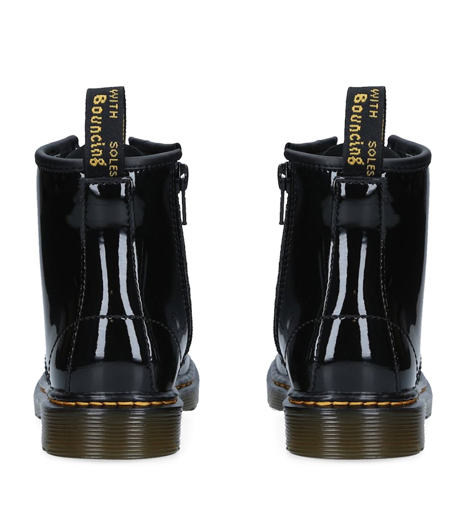 Leather Vintage 1460 Boots BLACK Image 2
