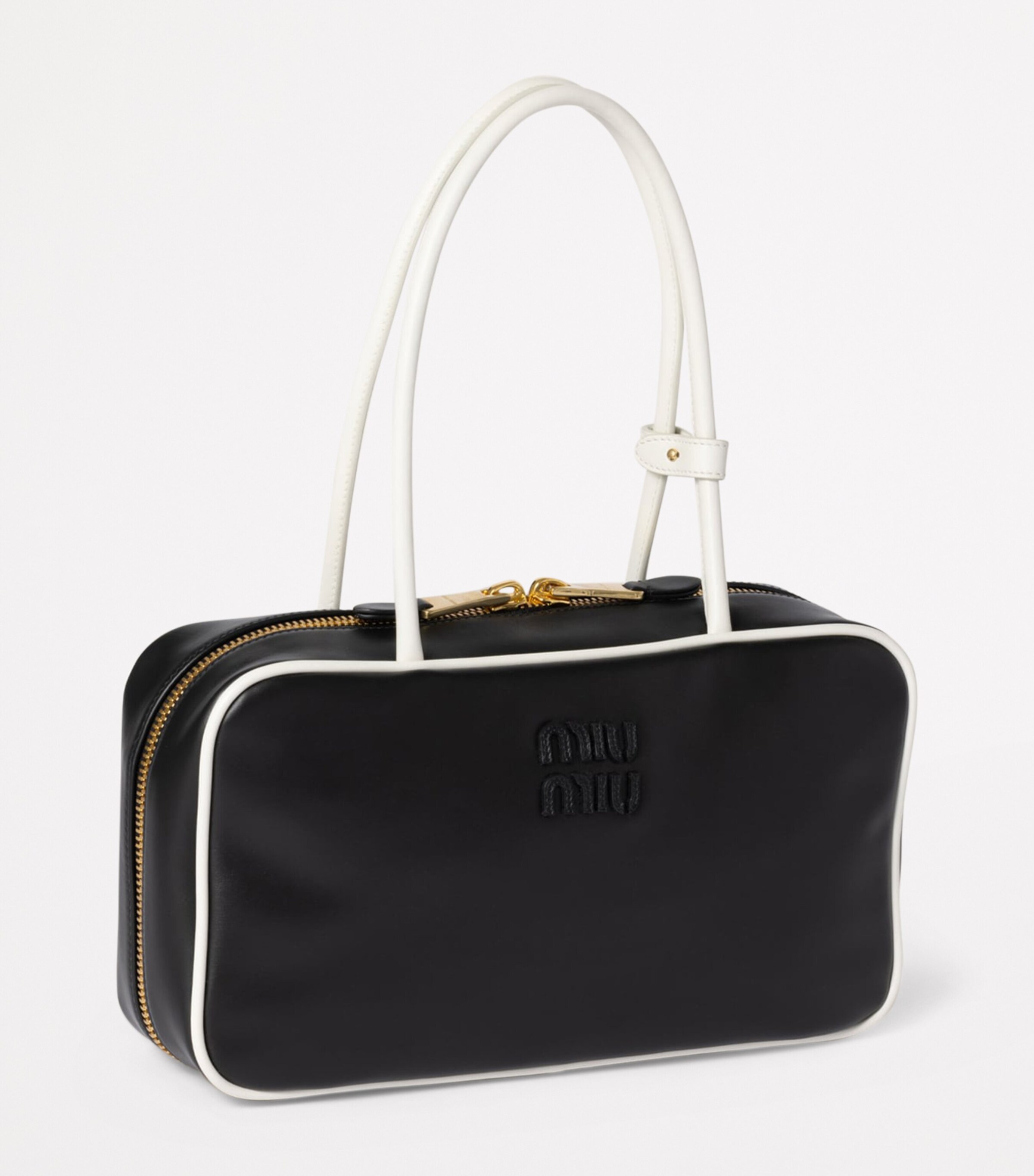 Leather Beau Top-Handle Bag F0967 Image 4