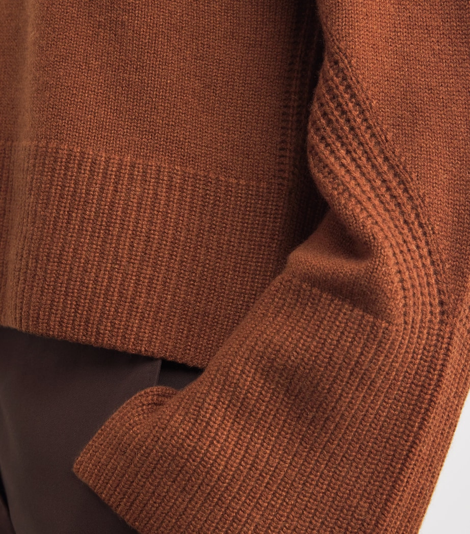 Cashmere Open Sweater CINNAMON Image 6