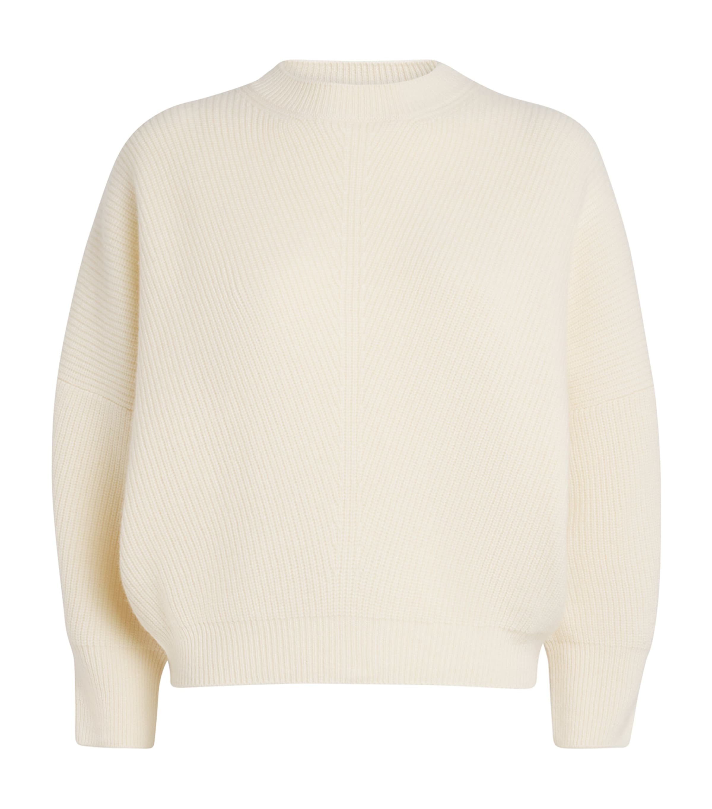 Sasuphi Cashmere Batwing Mina Sweater In White