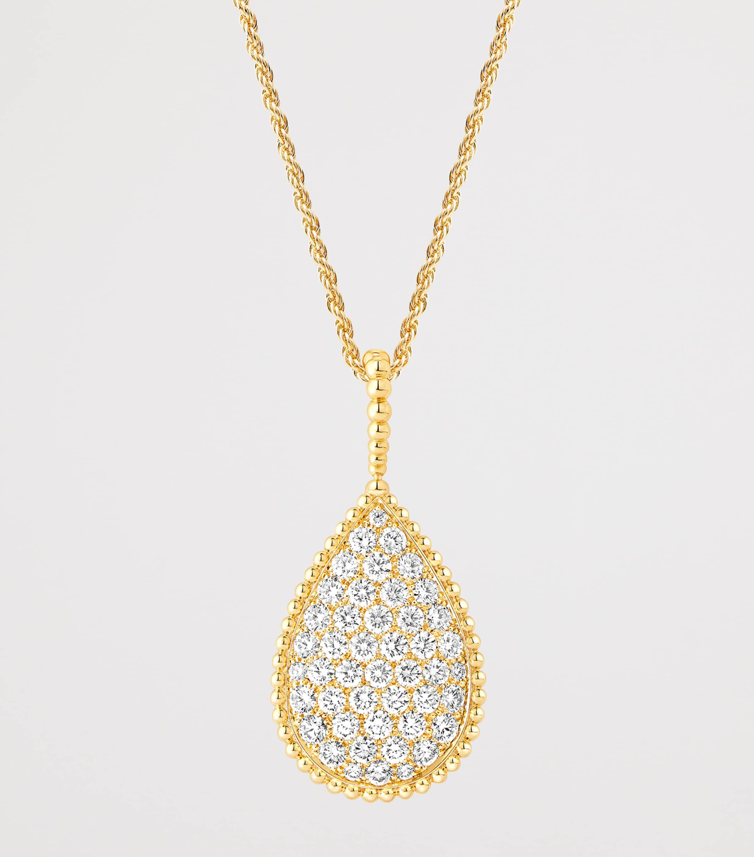Boucheron XL Yellow Gold and Diamond Serpent Bohème Necklace Yellow Gold Image 3