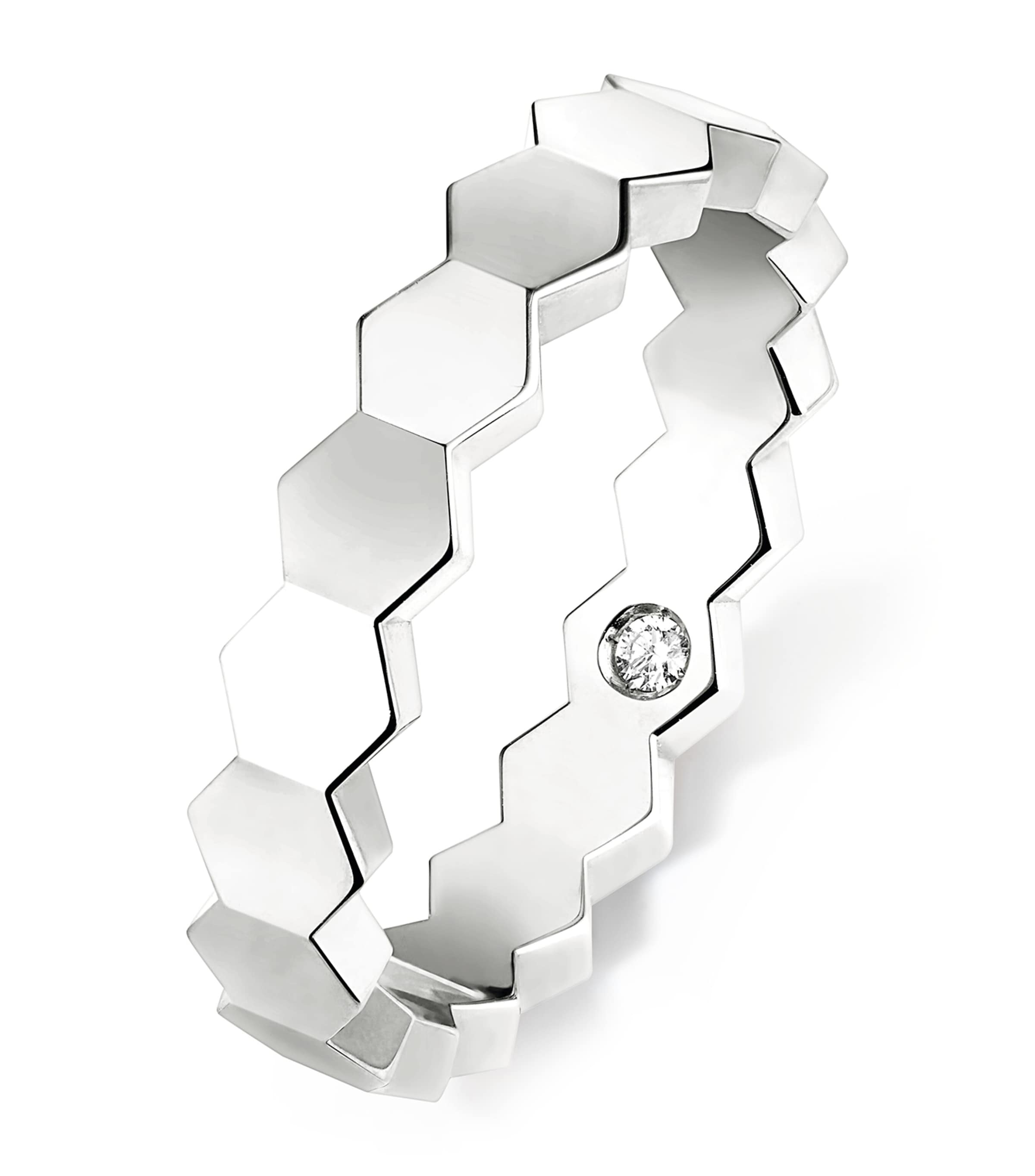 White Gold and Diamond Bee de Chaumet Ring WHITE GOLD Image 1