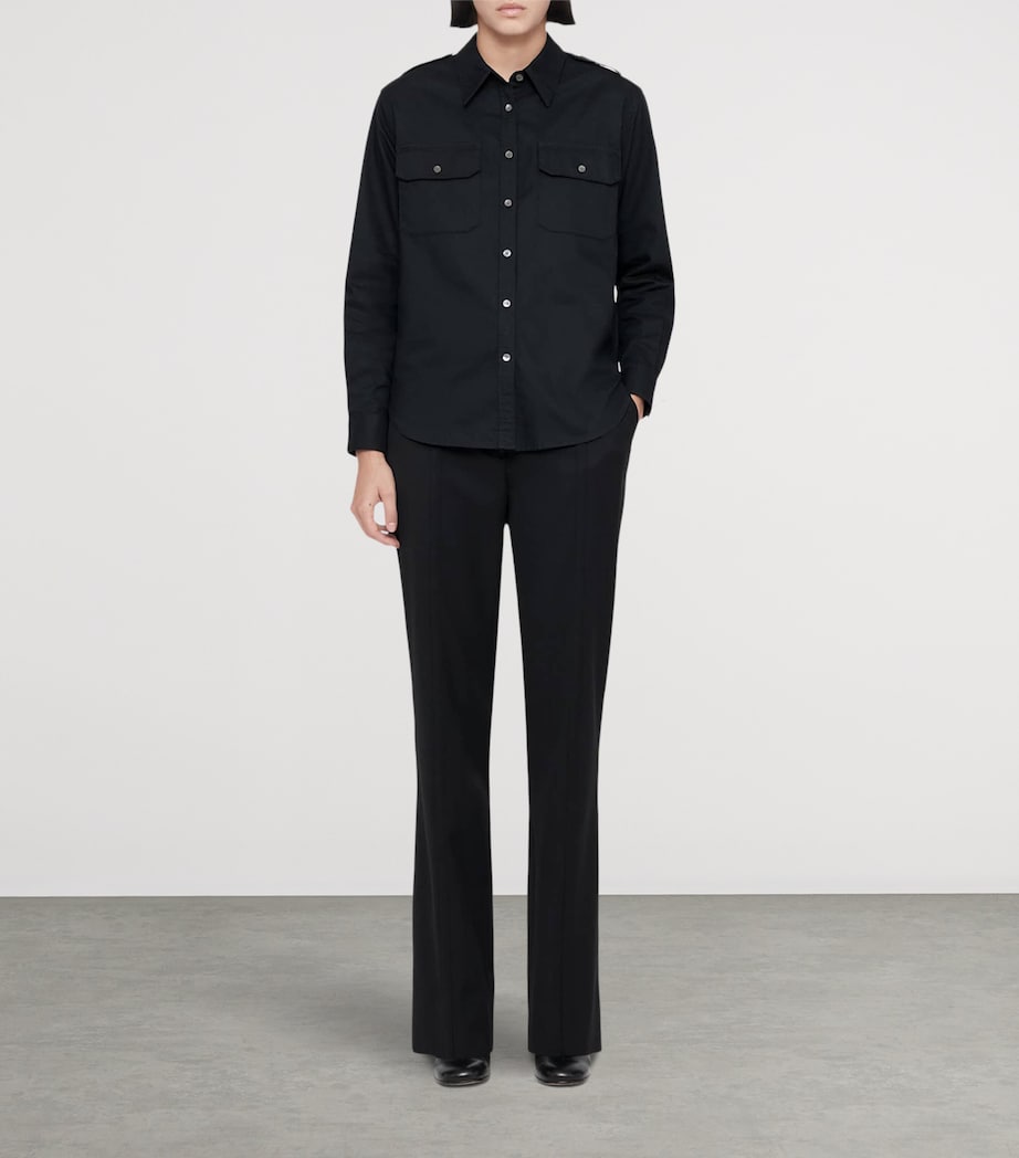 AllSaints Womens Roxanne Trousers Black Image 2