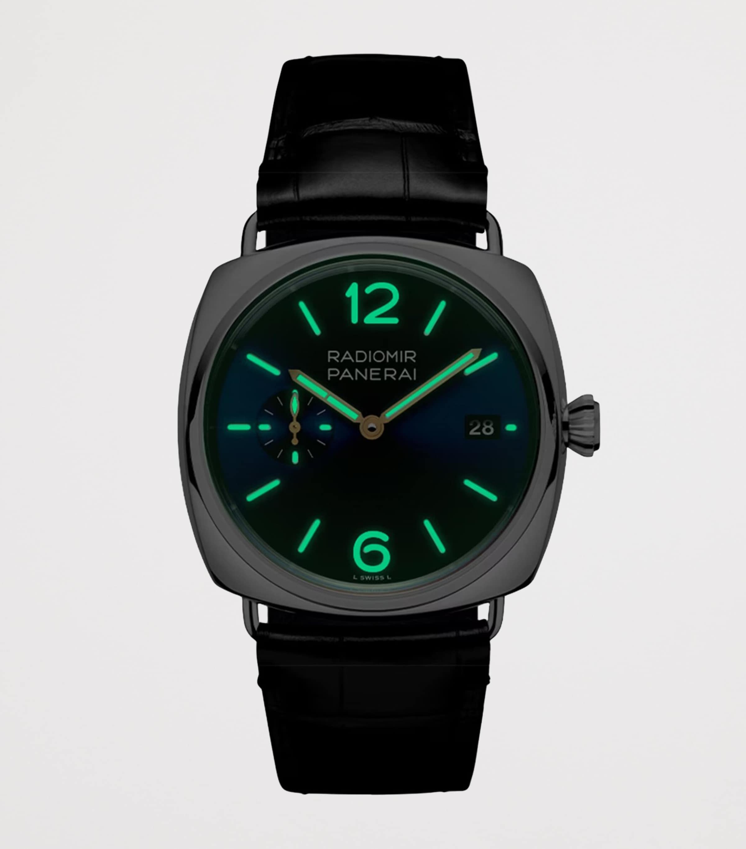 Panerai Steel Radiomir Watch 40mm Blue Image 3