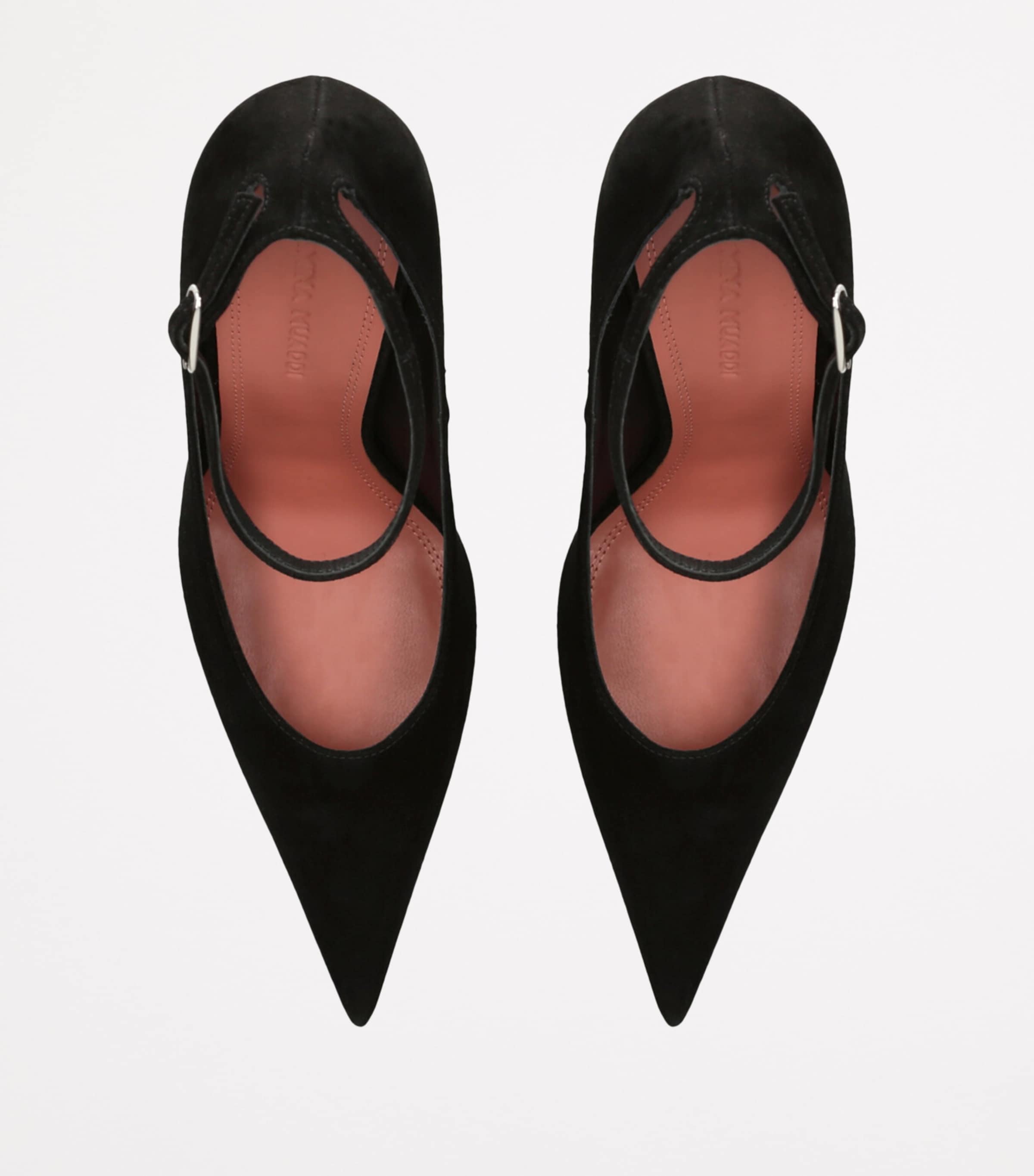 Leather Anok Pumps 105 BLACK Image 4