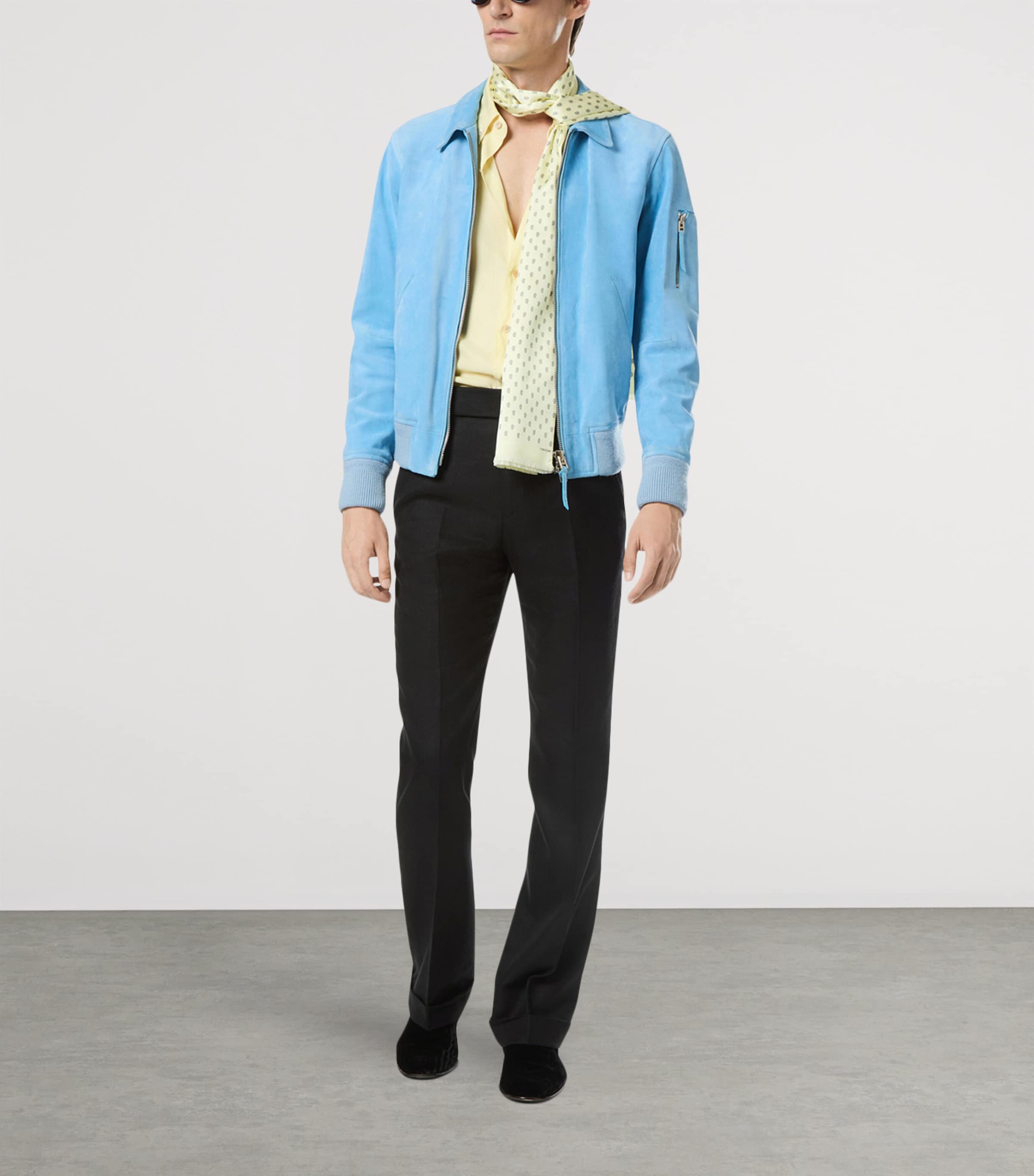 Silk Printed Scarf YBC Image 4