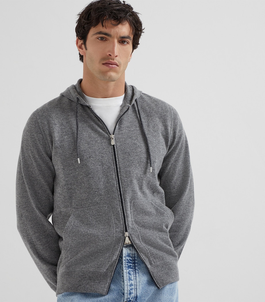 Cashmere Hooded Cardigan CG217 Image 2