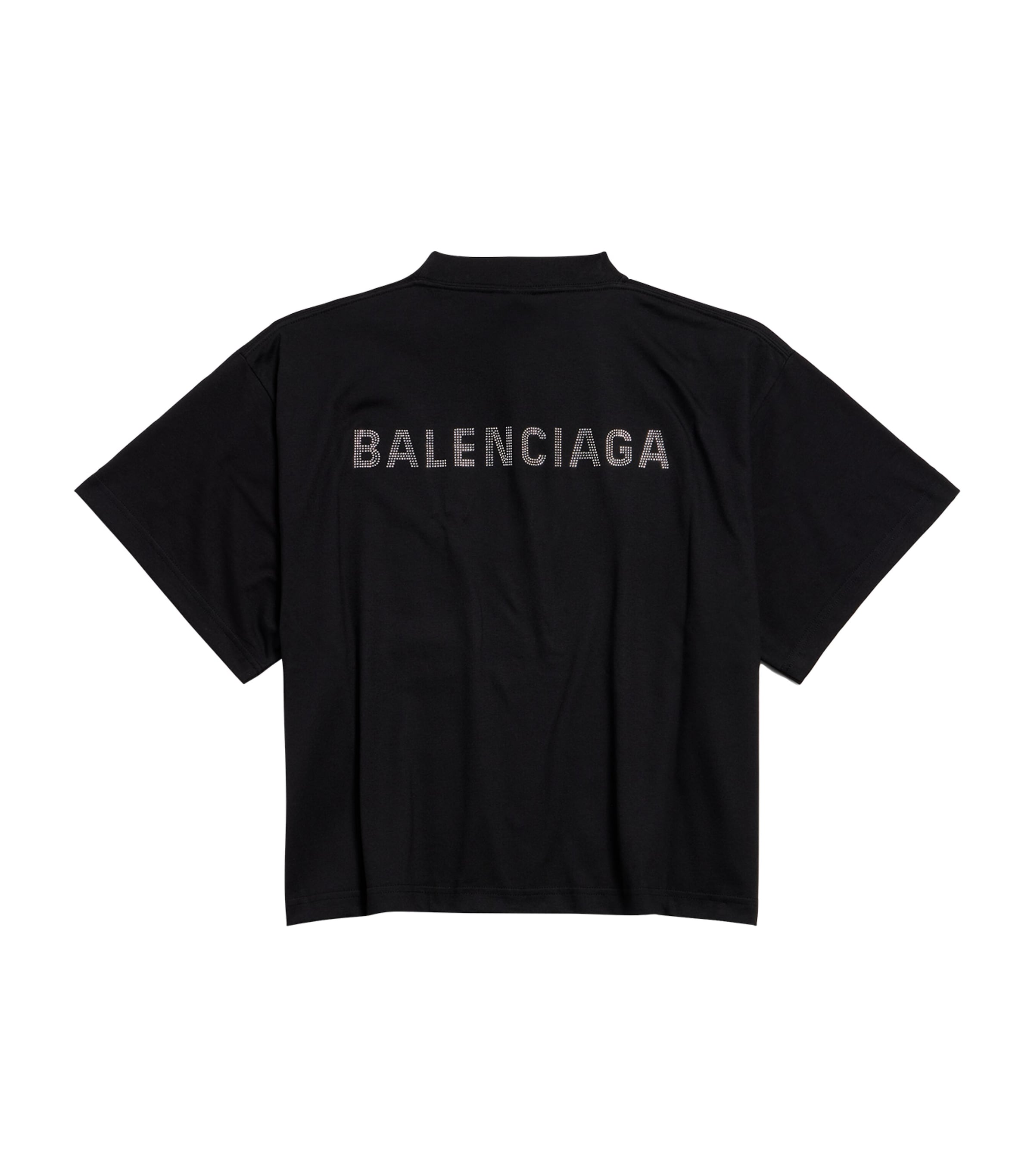 Tシャツ・カットソー BALENCIAGA Chalk Stretch Cotton T-Shirt Balenciaga Logo T-Shirt | Harrods US