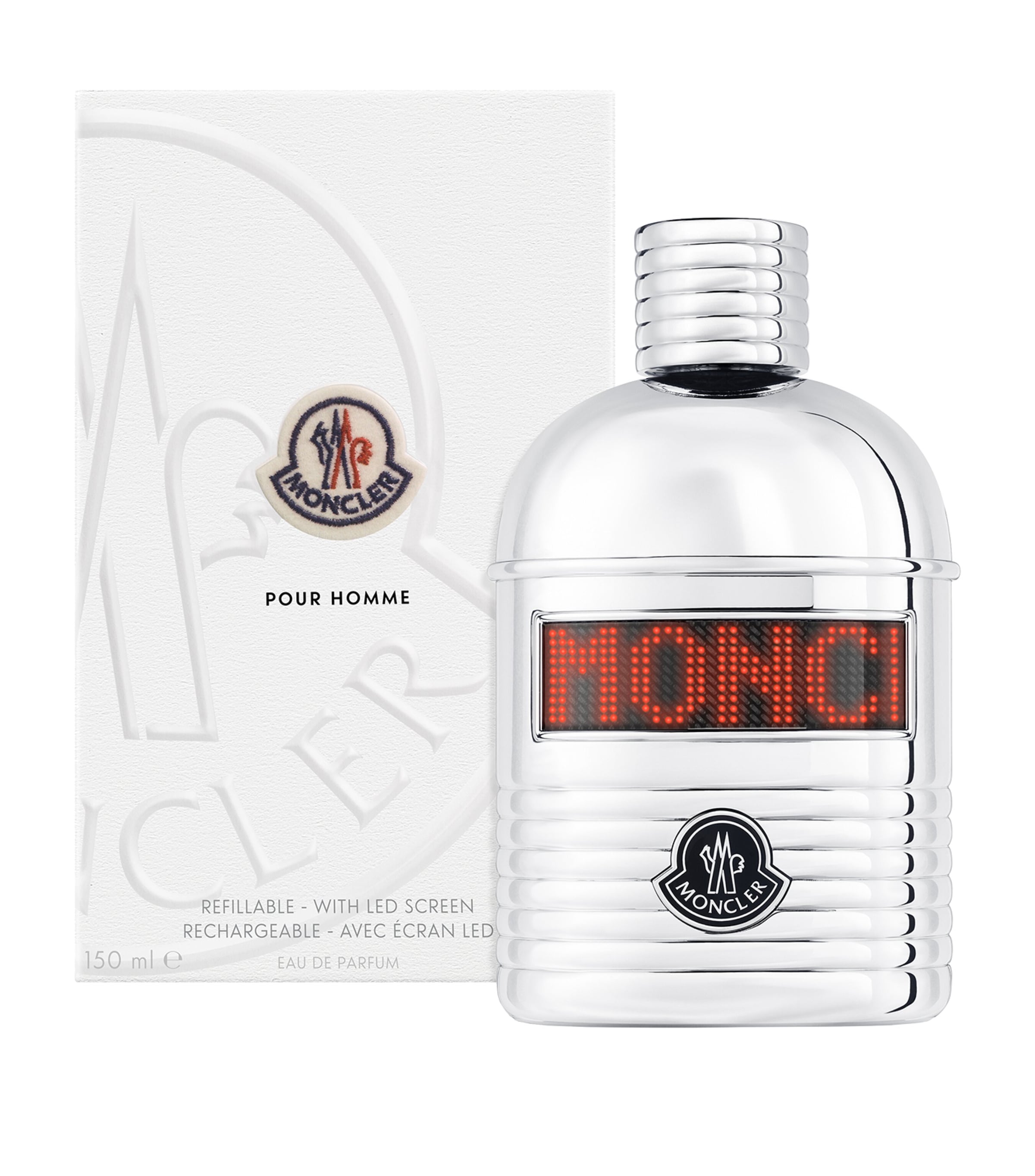 Moncler Moncler Pour Homme Eau de Parfum with LED Digital Screen (150ml) Image 2