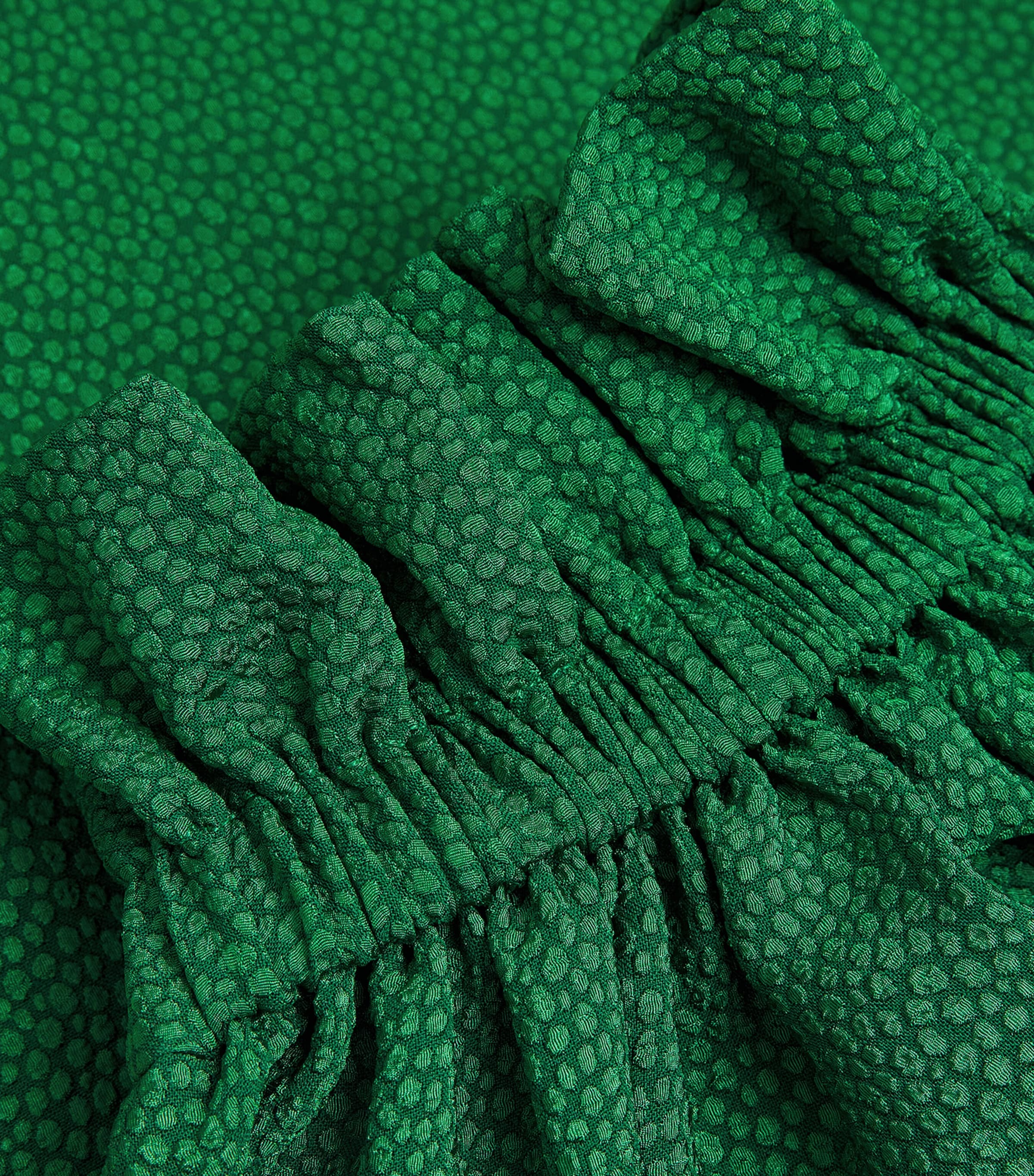 Bubble Jacquard Ruff Blouse BOT Image 5