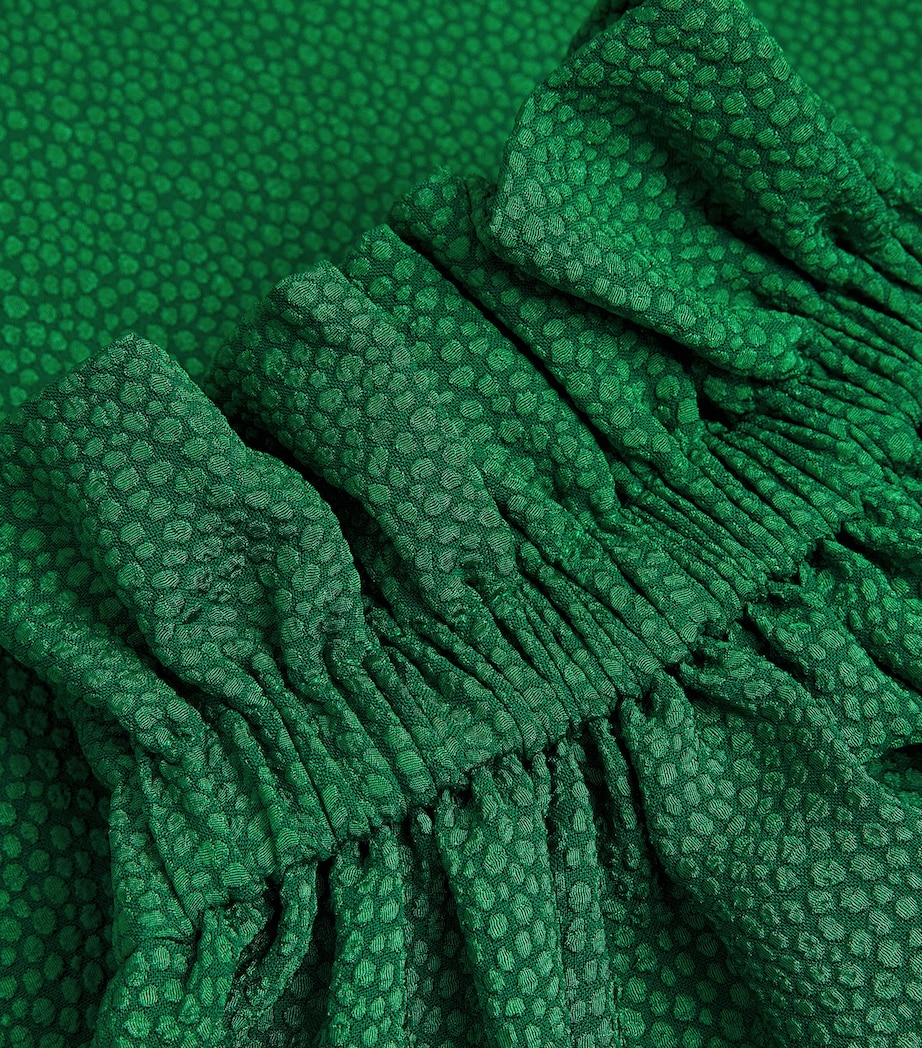 Bubble Jacquard Ruff Blouse BOT Image 5