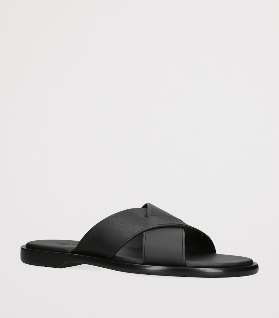Leather Sandals BLACK Image 3