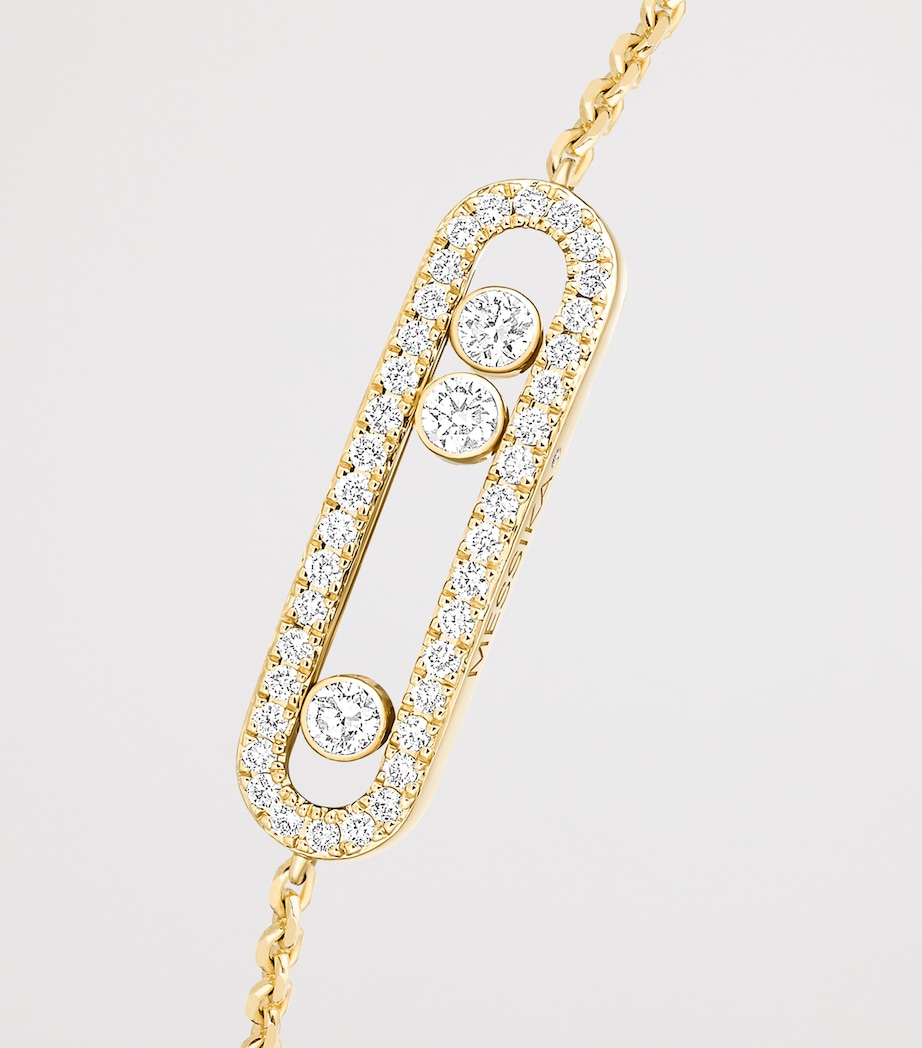 Messika Move Classique Yellow Gold and Diamond Baby Bracelet (0.29ct) Yellow Gold Image 3