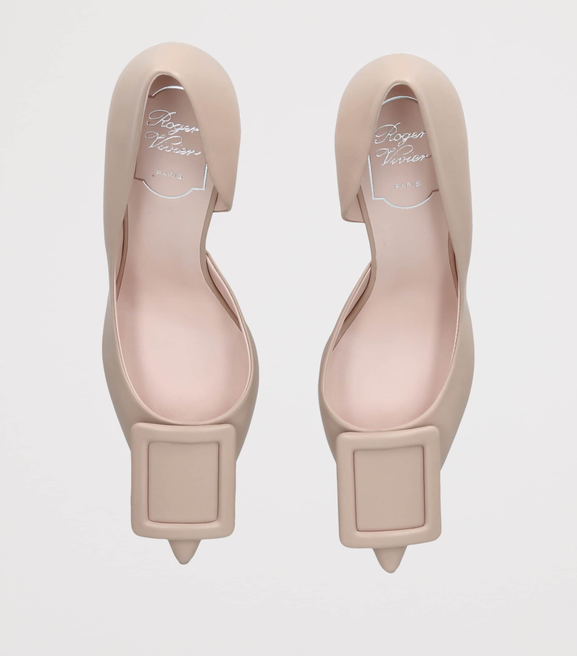 Roger Vivier Womens Viv In The City Pumps 85 Pale Pink Image 3