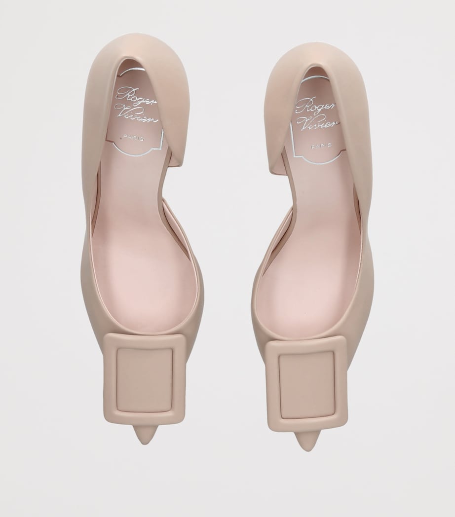 Roger Vivier Womens Viv In The City Pumps 85 Pale Pink Image 3