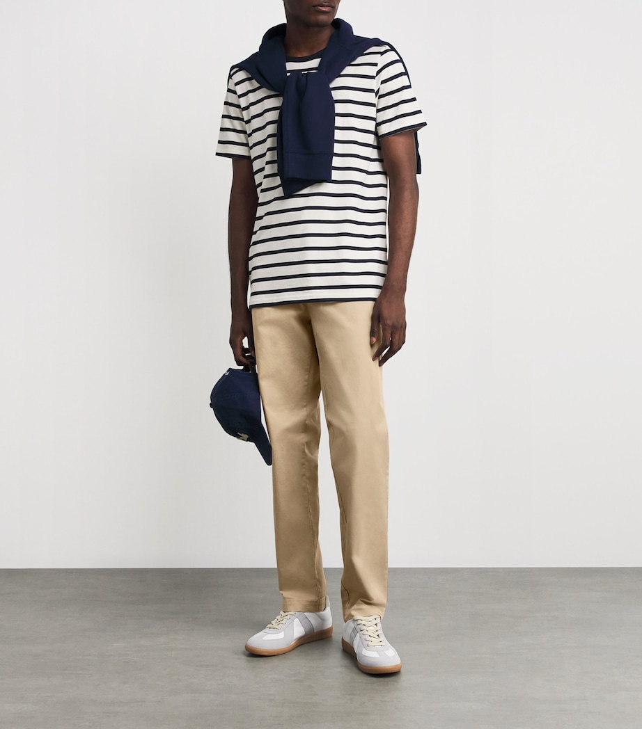 Stretch-Cotton Slim Chinos WHBS-LIGHT STONE Image 2