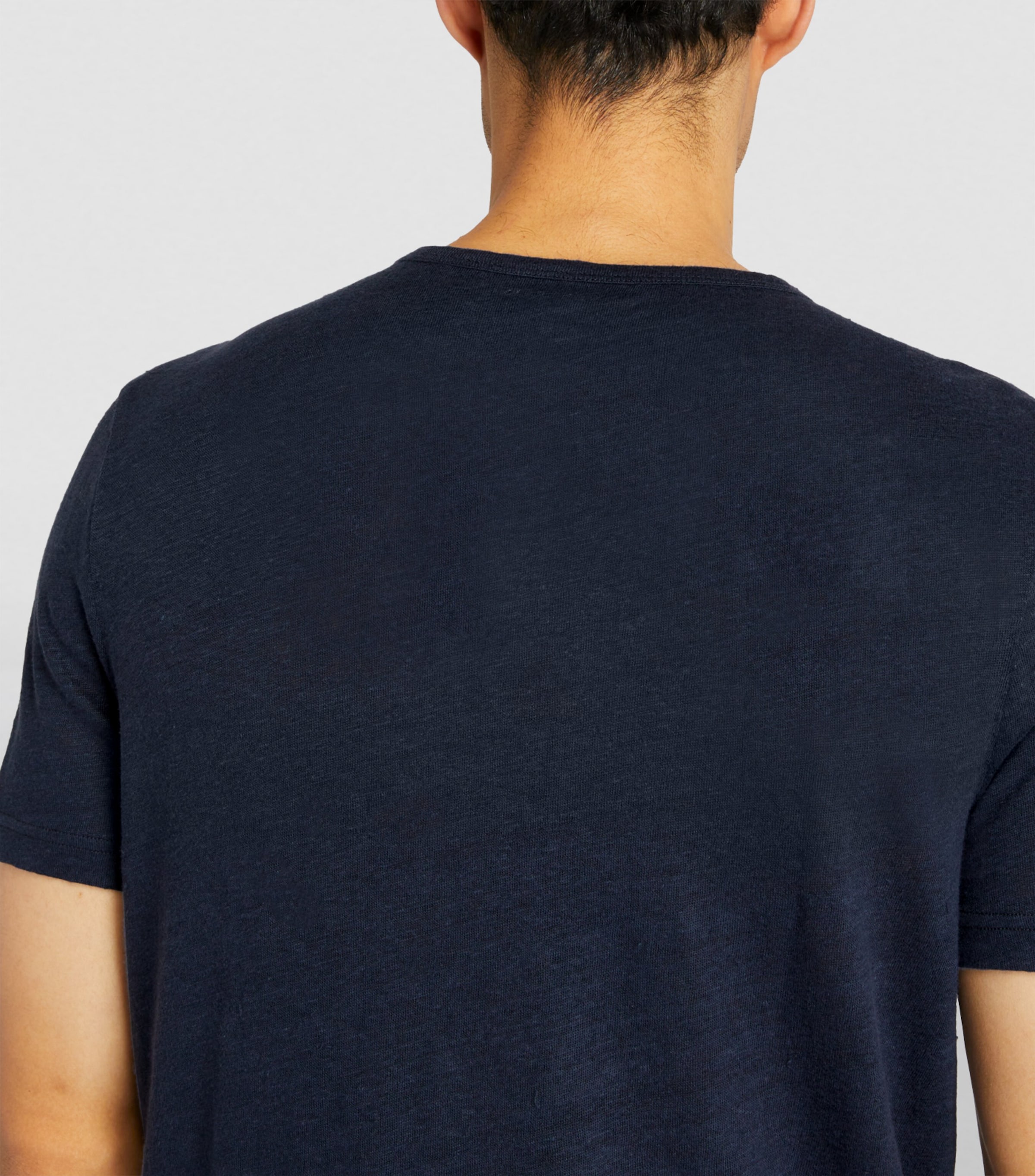 Linen Jordan T-Shirt 02-NAVY Image 6
