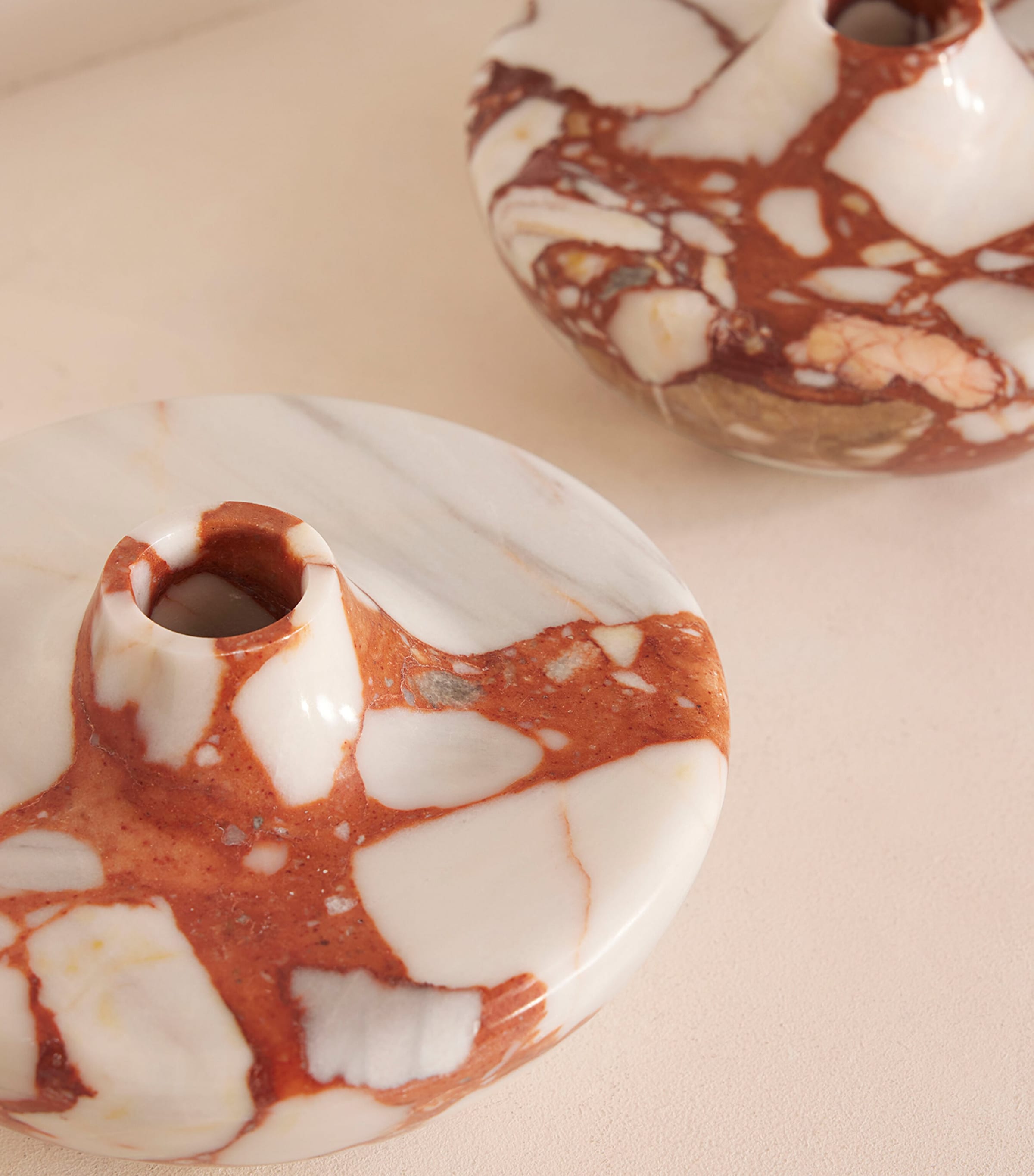 Marble Alma Vase (10cm) RED Image 5