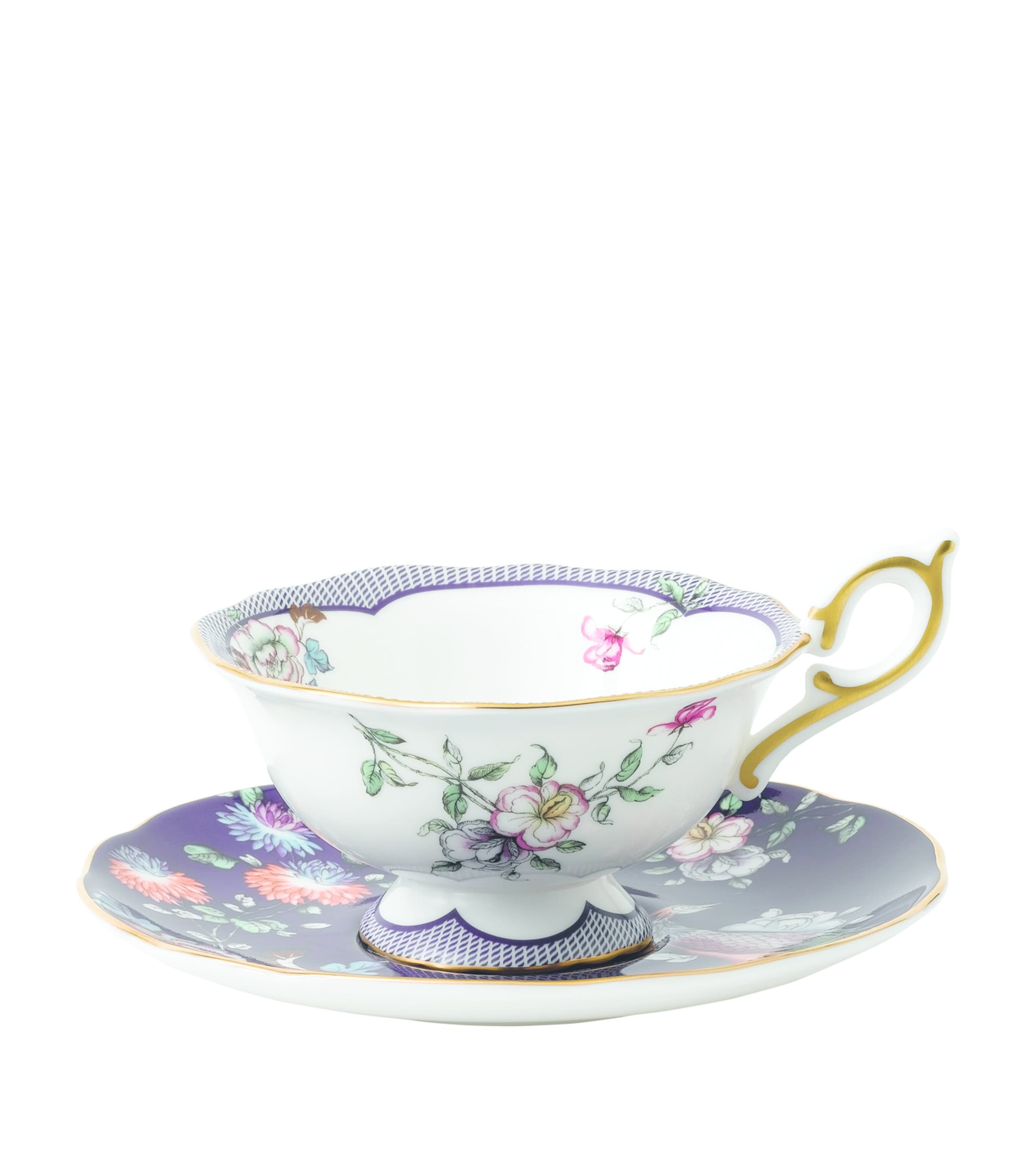 Wedgwood Harlequin Teacup And Saucer | Dining | Tableware | Tea Cups & Saucers | Designers | Wedgwood