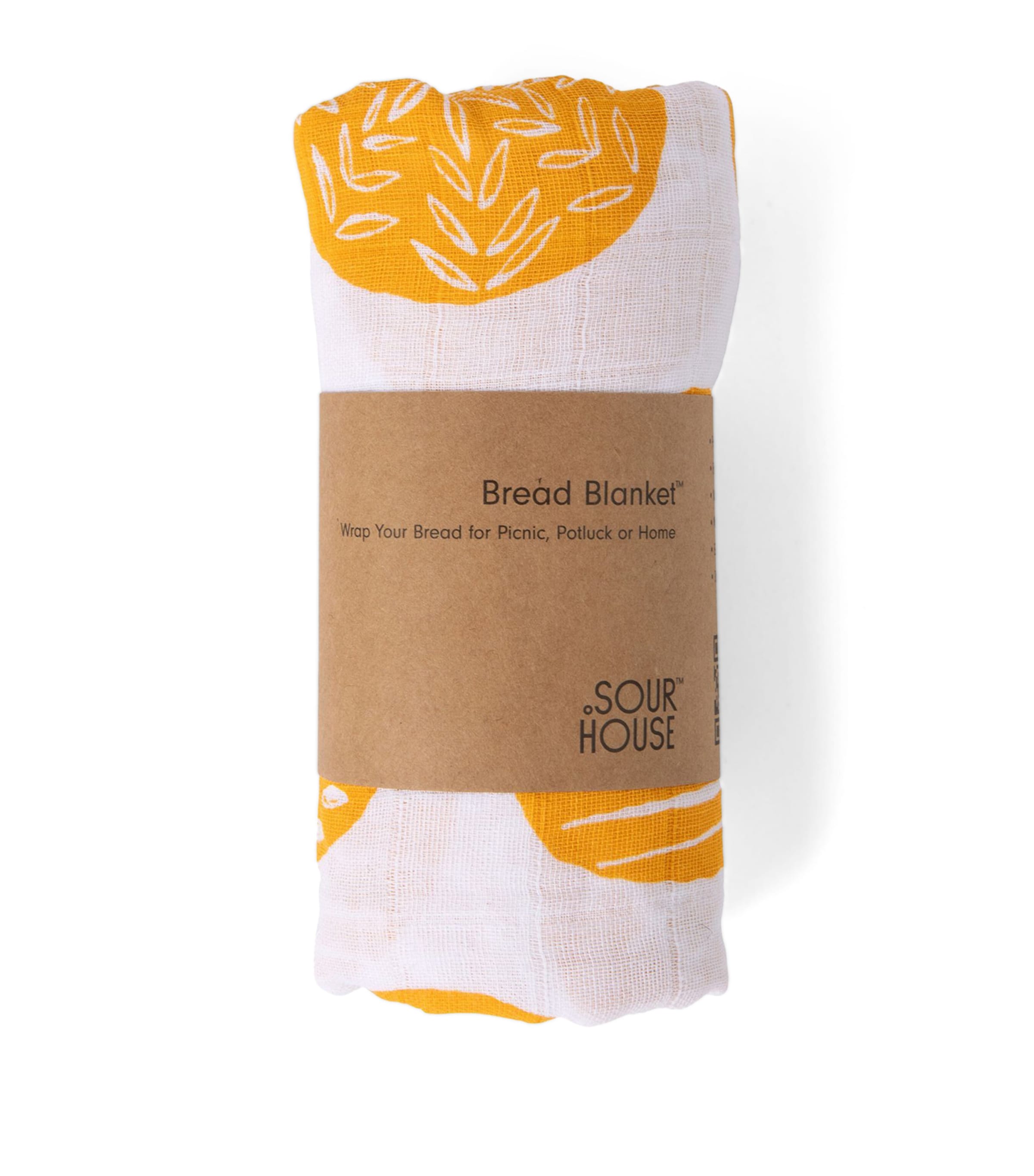 Sourhouse Cotton Bread Blanket Gold Image 1