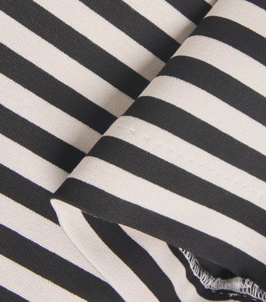 Jersey Stripe Short-Sleeve Wilson Shirt WHITE BLACK Image 5