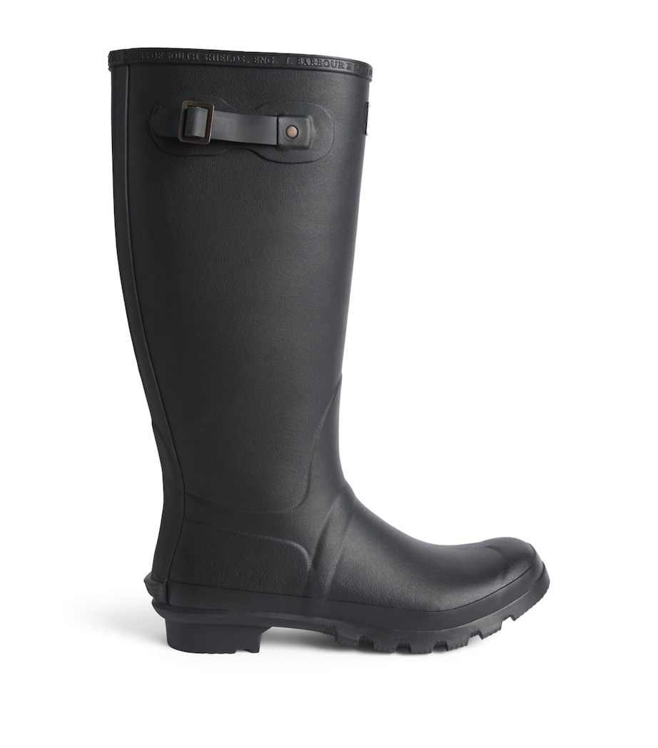 Barbour Tall Bede Wellington Boots Black Image 1