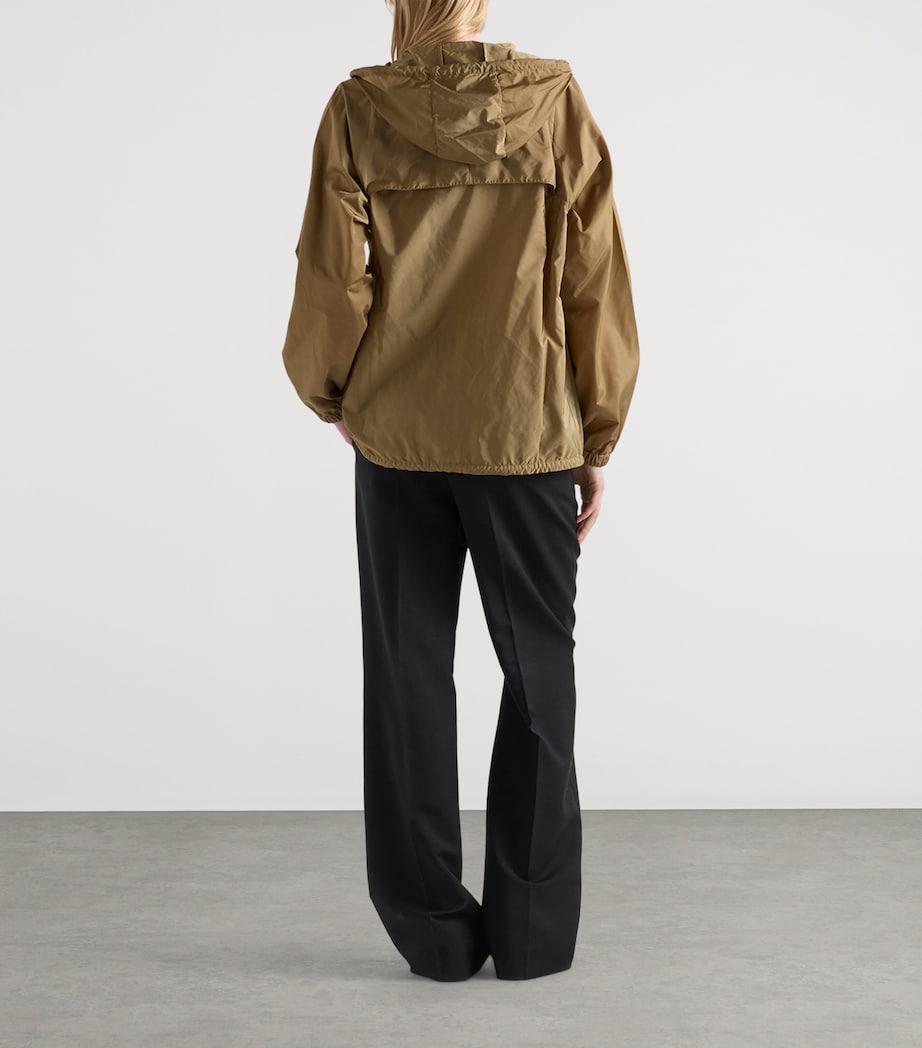 Prada Womens Re-Nylon Hooded Raincoat Image 5