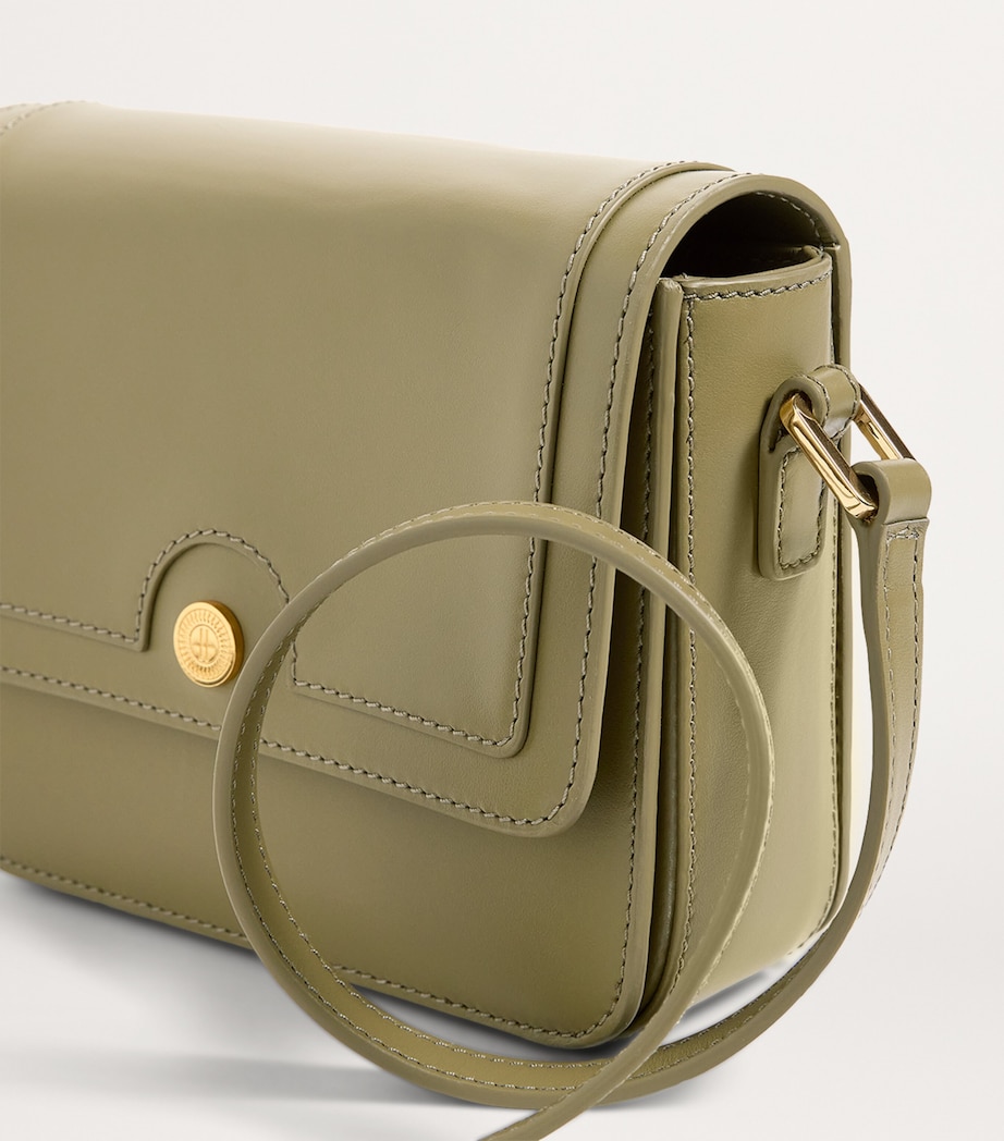 Leather Camera Bag OLIVE Image 4