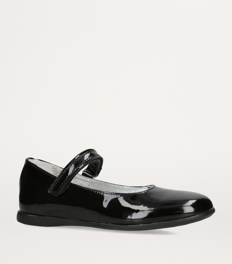 papouelli Patent Leather Evie Flats Black Image 3