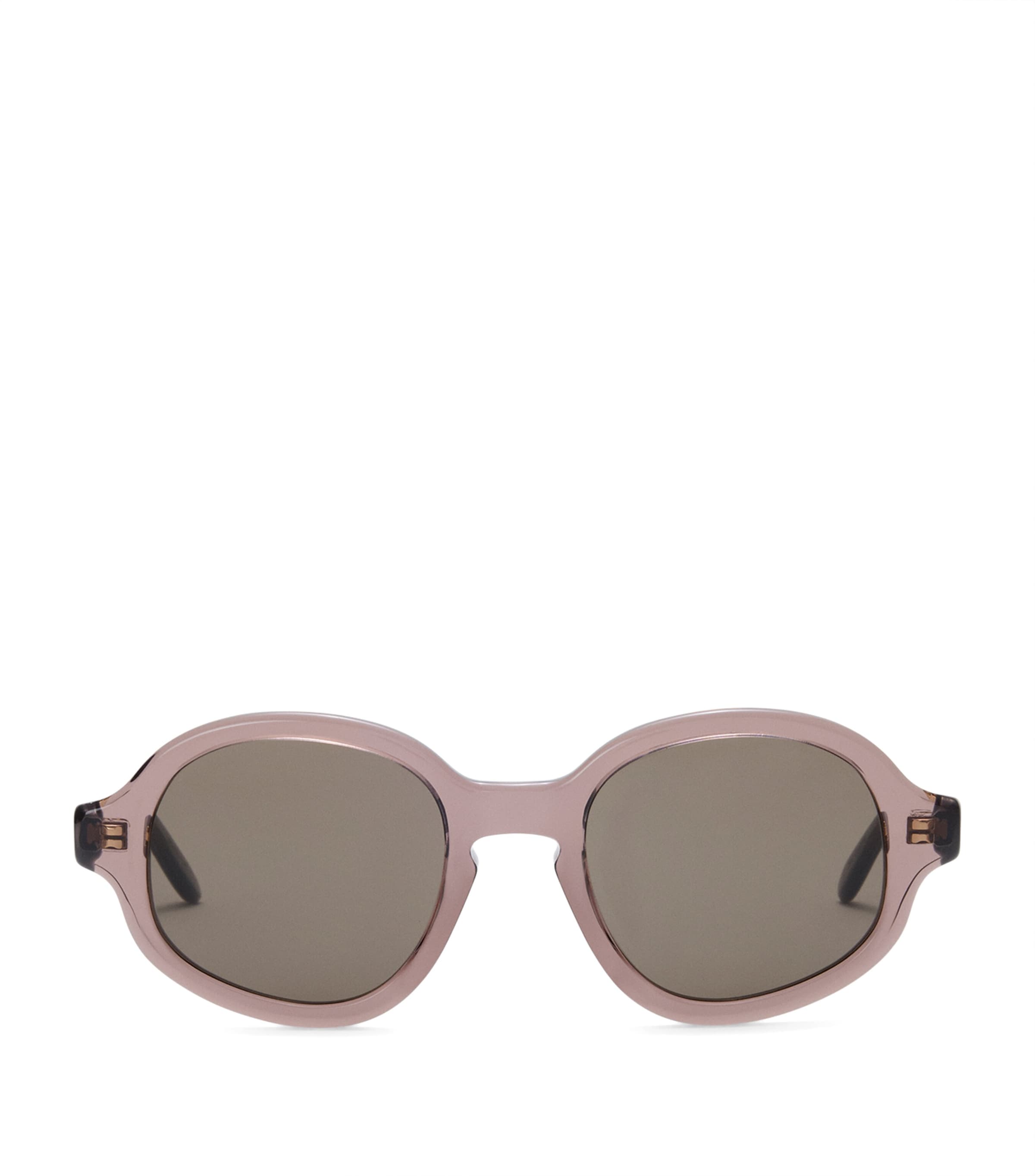 LOEWE Delta Slim Sunglasses Transparent Brown Image 1