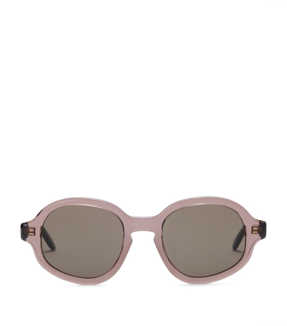 LOEWE Delta Slim Sunglasses Transparent Brown Image 1
