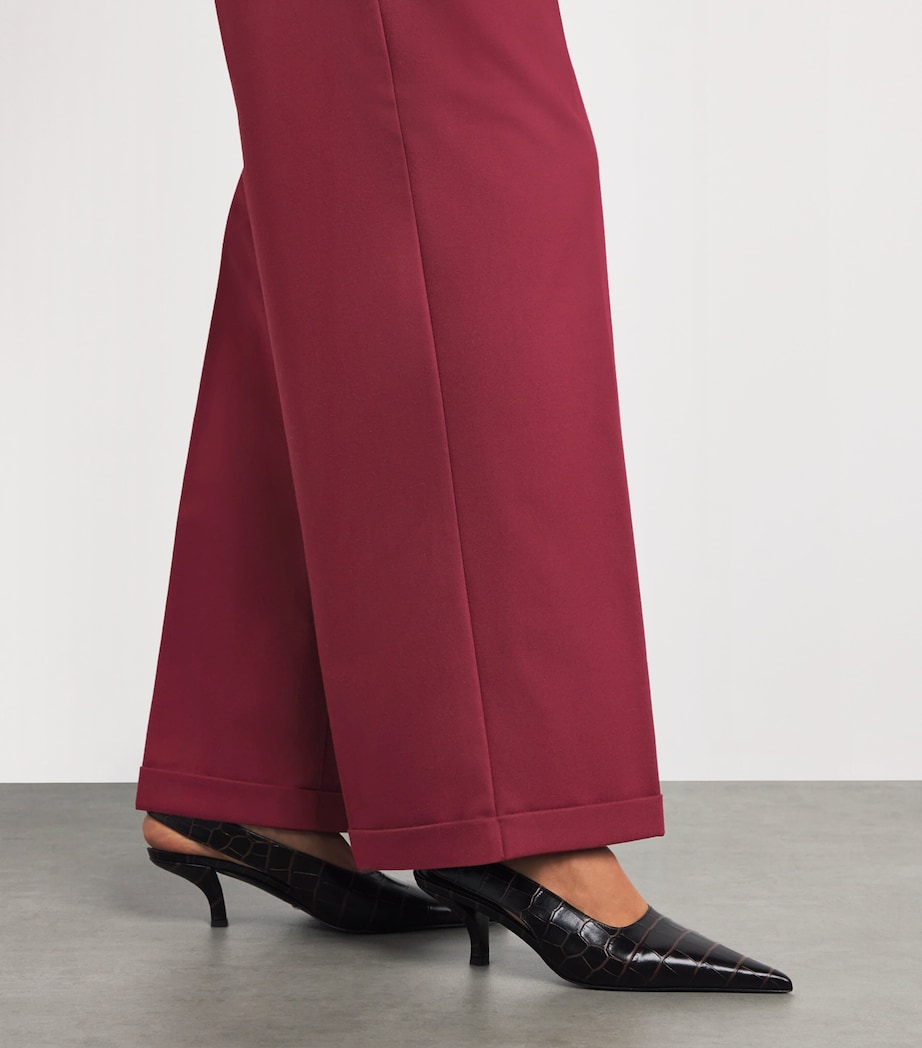 Wide-Leg Trousers BORDEAUX Image 6