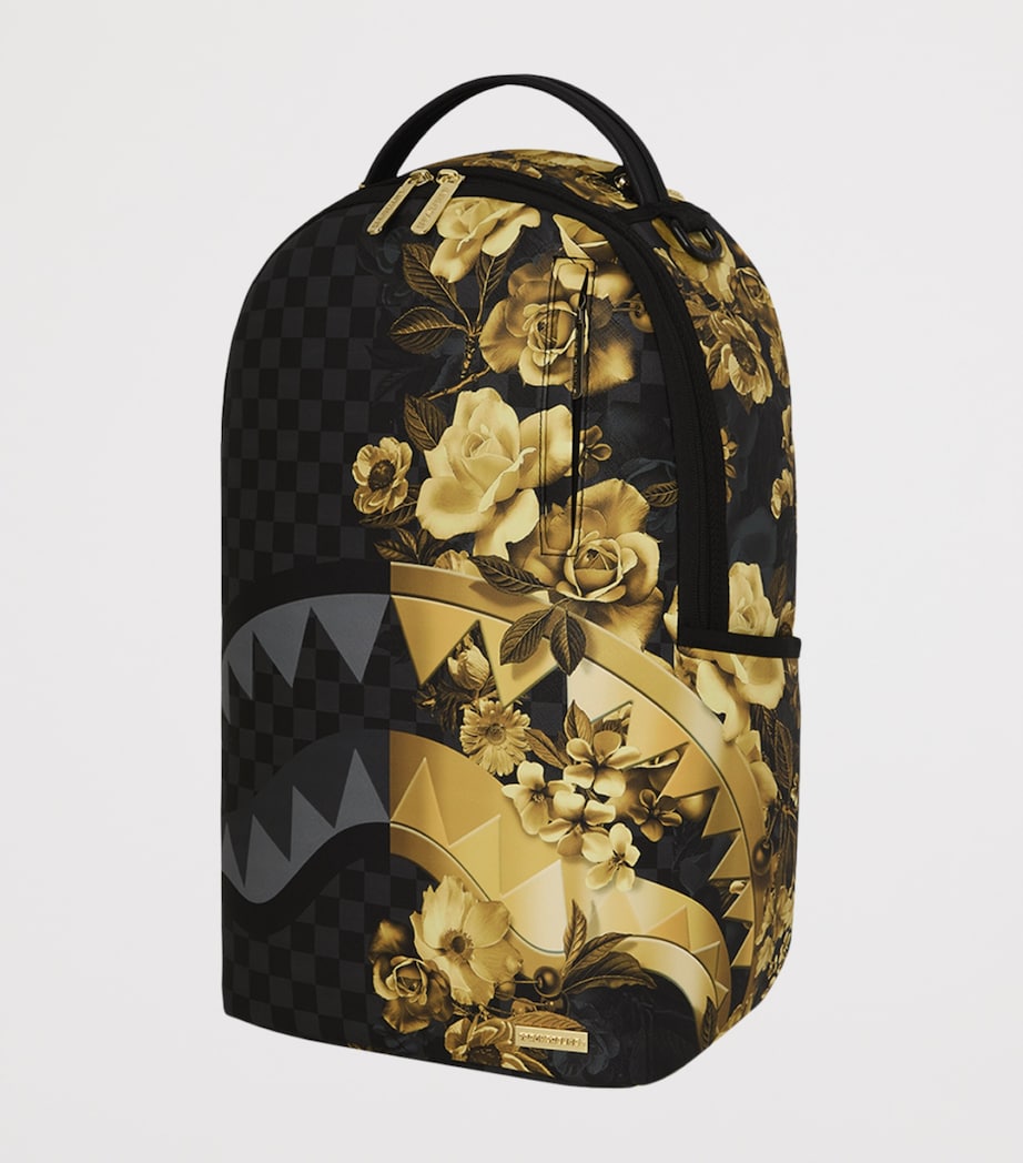 Sprayground Floral Remix Backpack Gold Floral Remix Image 6