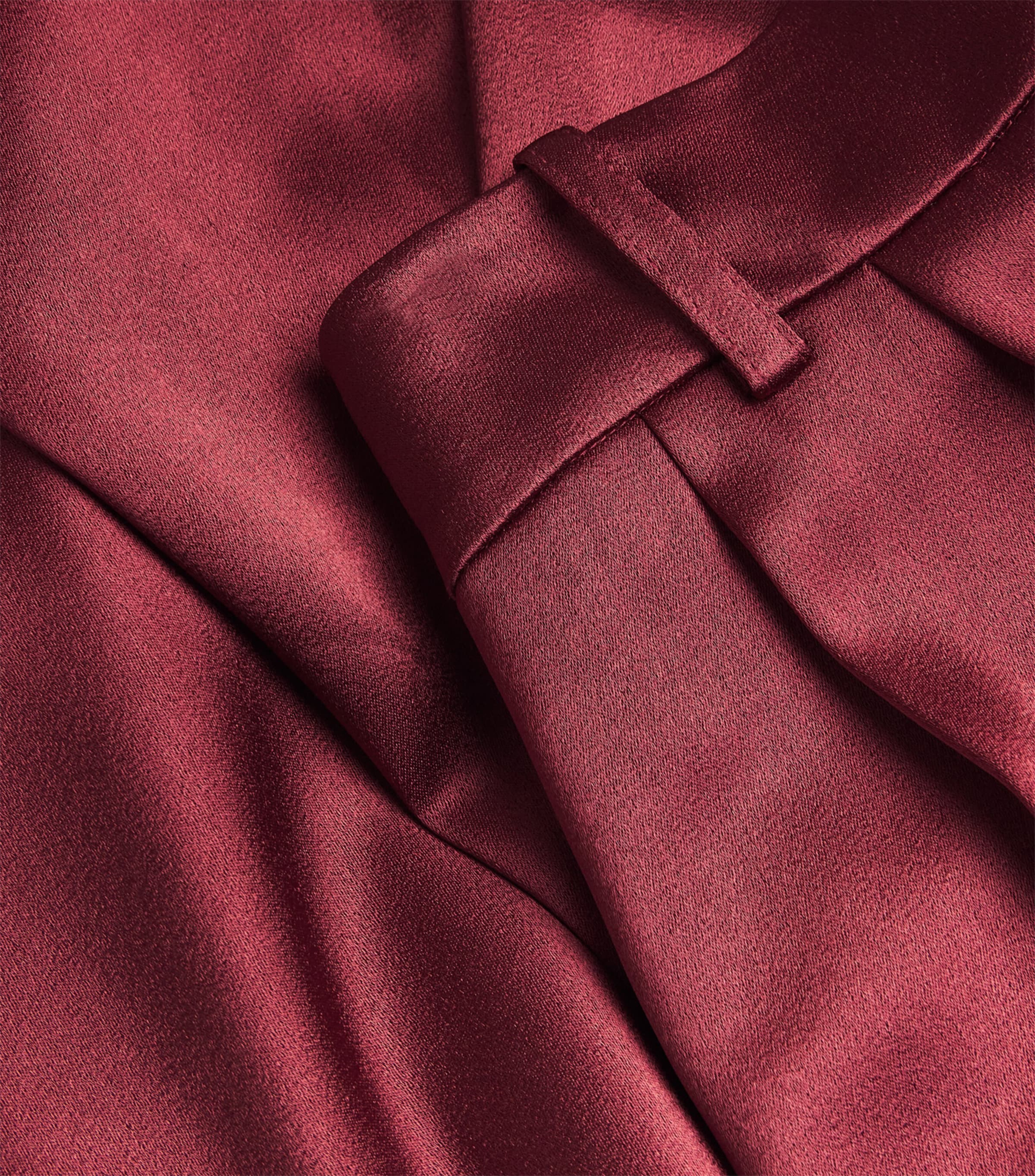 Satin Wide-Leg Kyra Trousers OXBLOOD Image 5