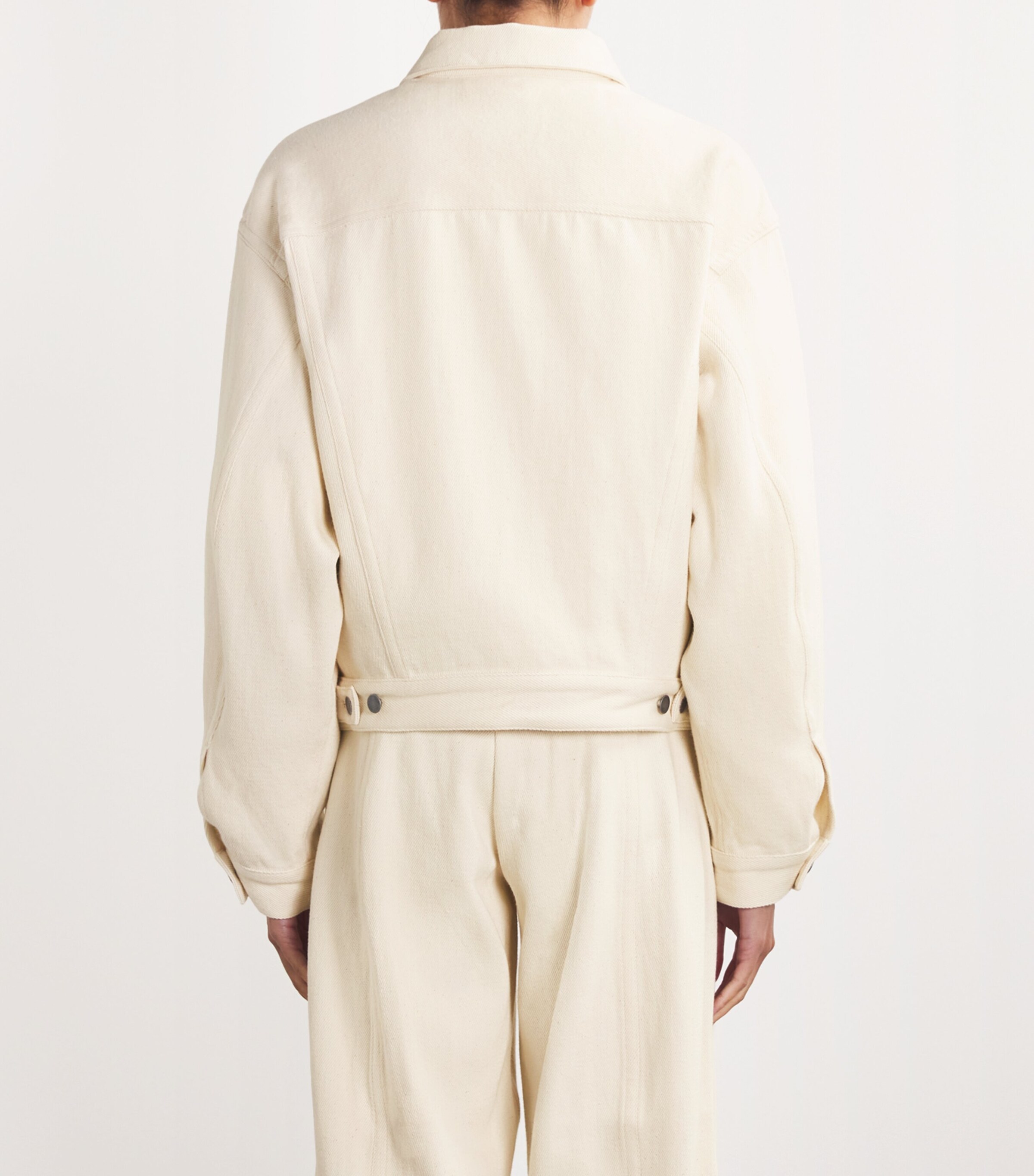 Lauren Manoogian Womens Denim Jacket Natural Image 4