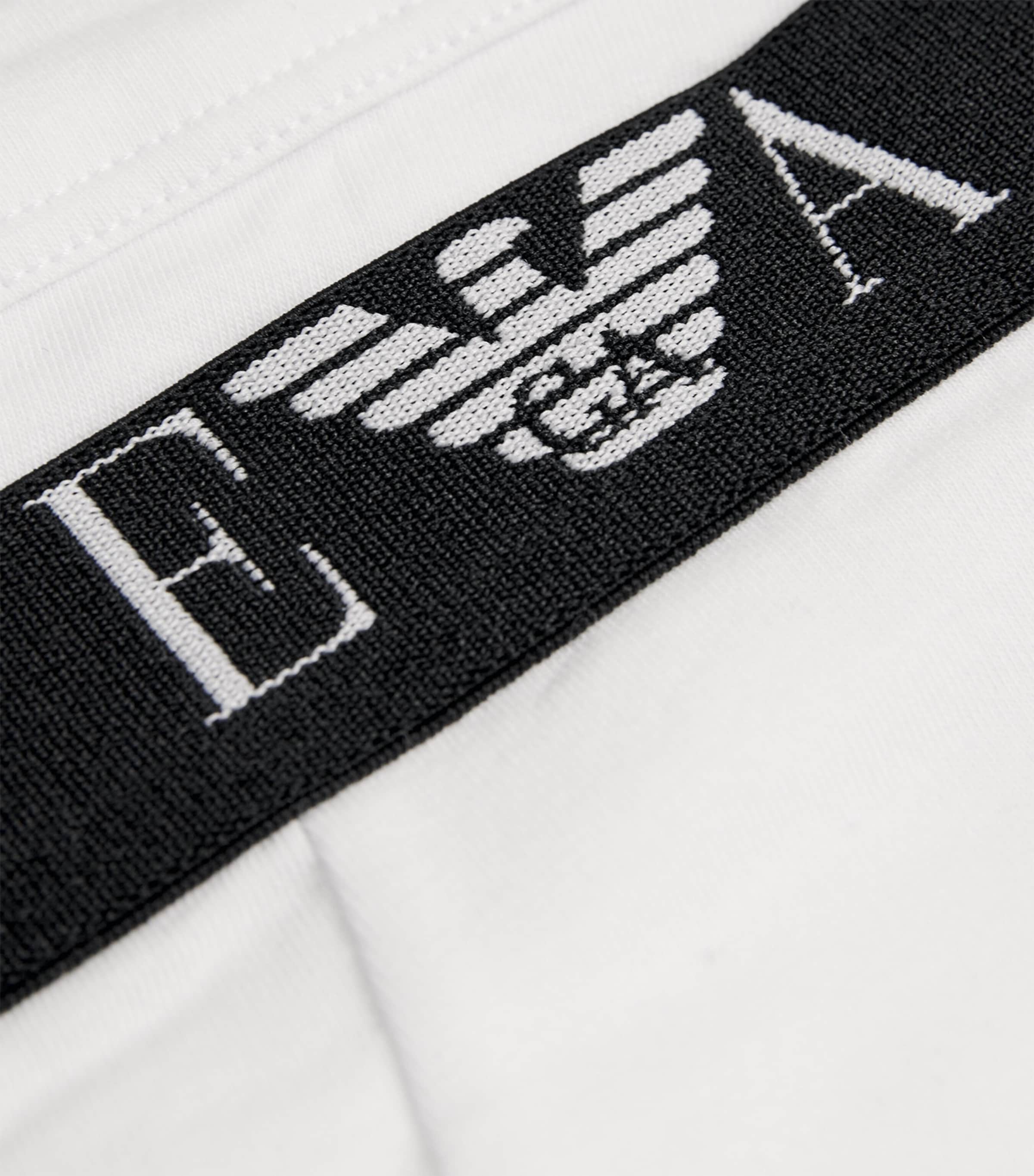 Stretch-Cotton Logo Trunks (Pack Of 3) M0066 WHITE Image 5