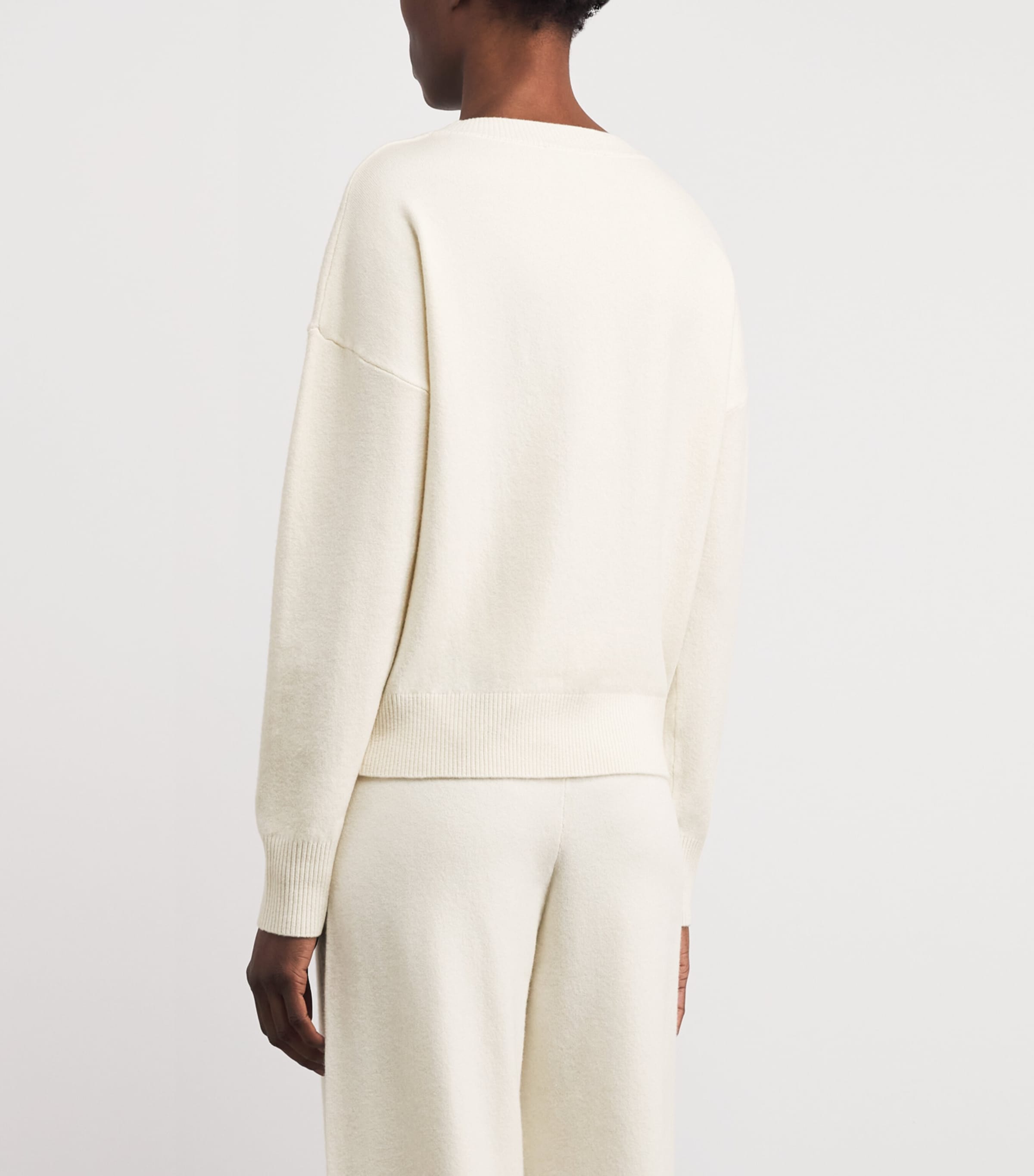 Yves Salomon Womens Wool-Blend Sweater Image 5