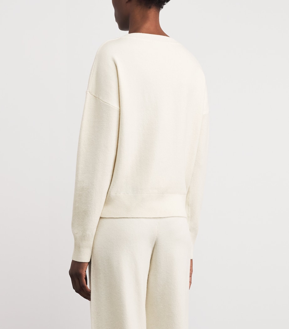 Yves Salomon Womens Wool-Blend Sweater Image 5