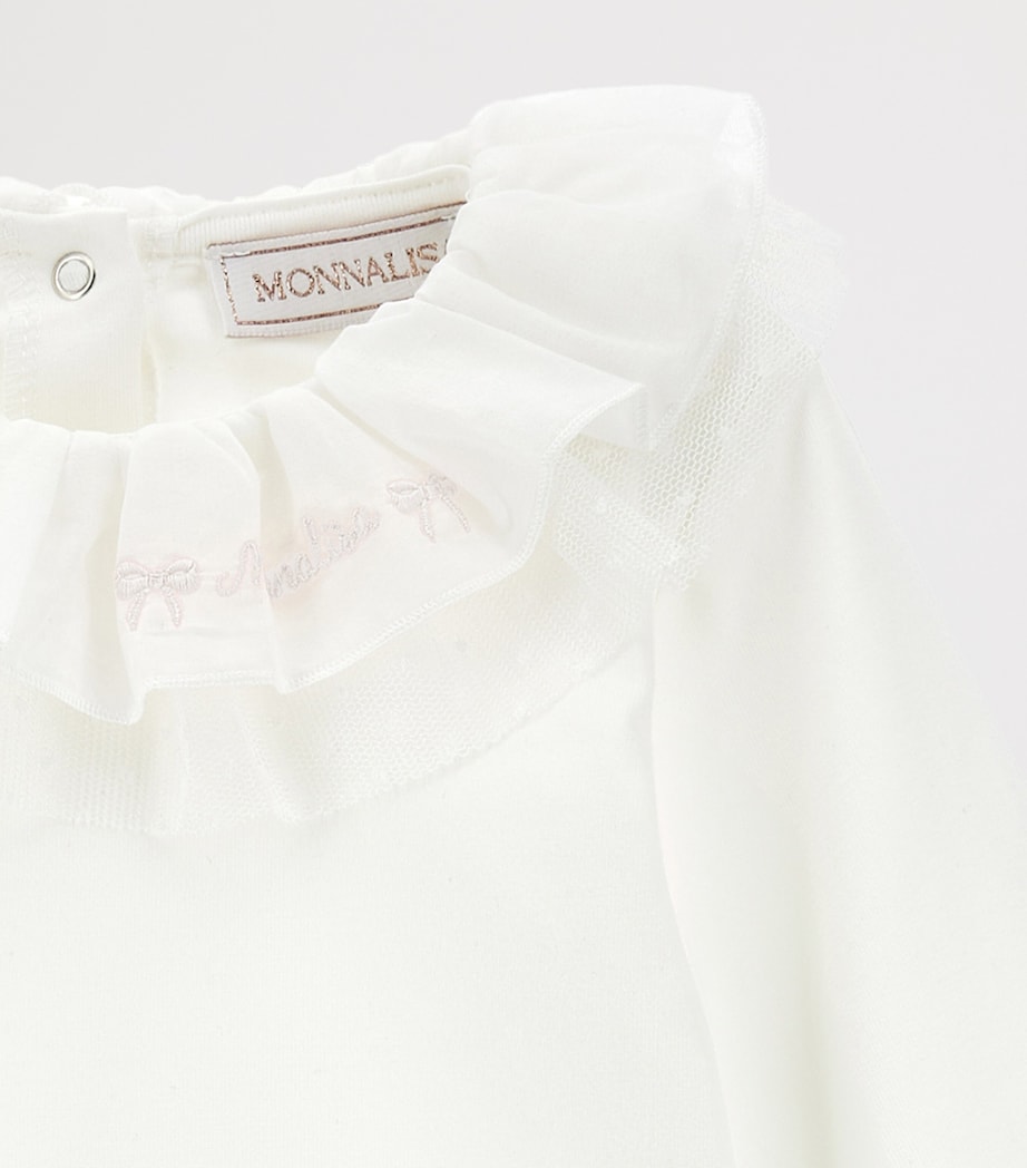 Stretch-Cotton Collar Bodysuit (3-36 Months) PANNA Image 3
