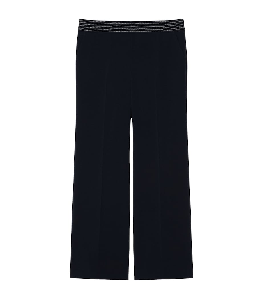 Marina Rinaldi Womens Cady Wide-Leg Trousers Midnightblue Image 1