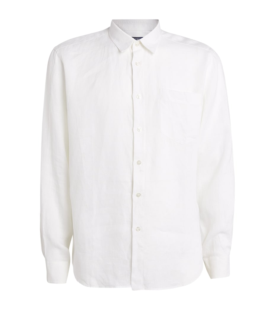 Linen Shirt 010 BLANC Image 1