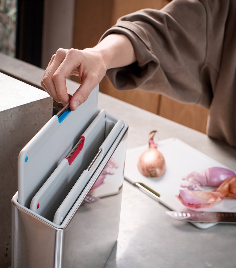 Folio Steel 4-Piece Chopping Board Set LIGHT STONE Image 3