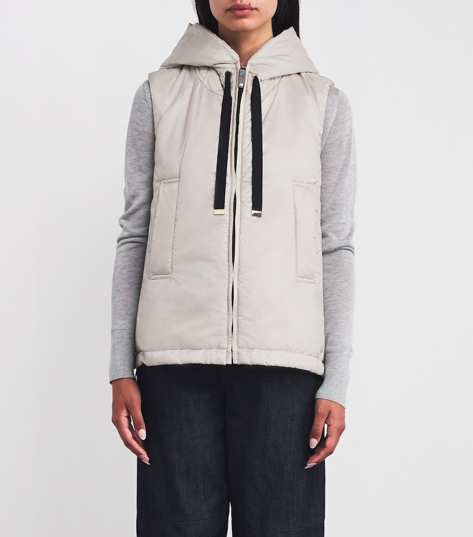 The Cube Quilted Gilet BEIGE Image 3