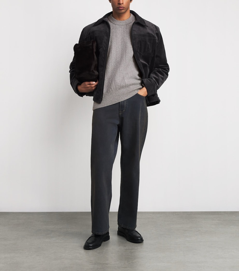 Merino Wool Burley Sweater GREY Image 2