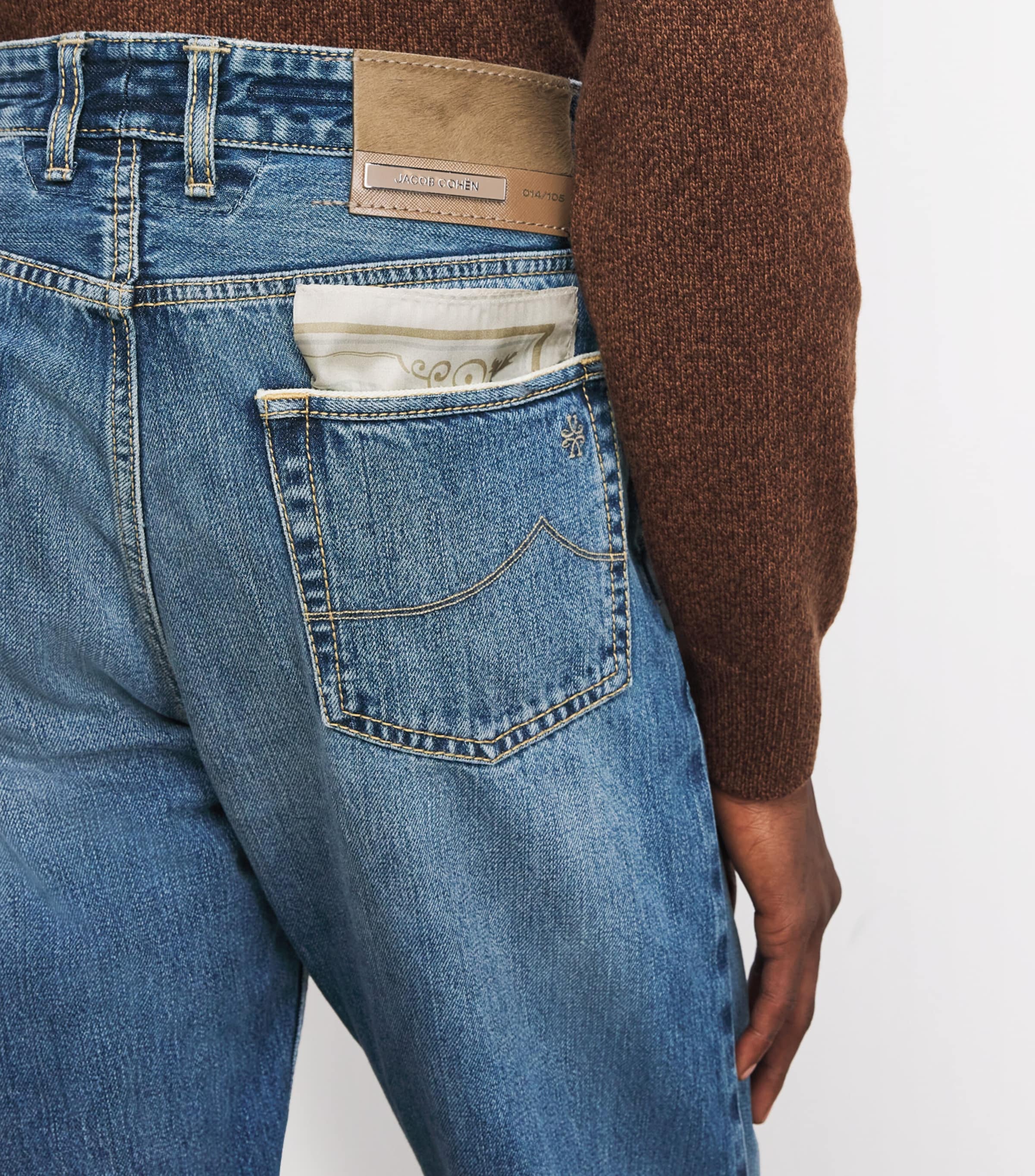 JACOB COHËN Mens Sean Relaxed Jeans Image 6