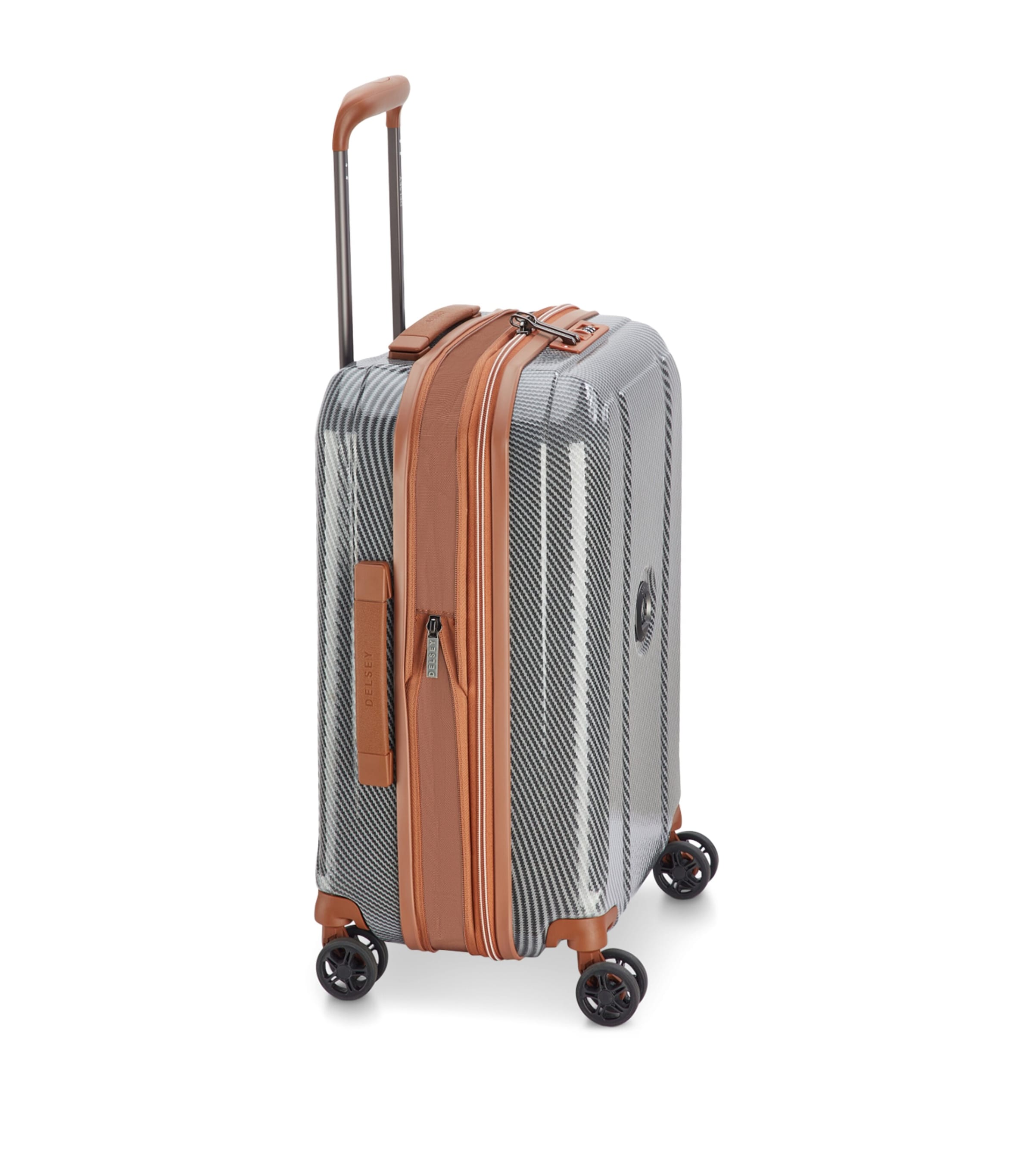Delsey Helium Ultimate Spinner Cabin Suitcase (55cm) Silver Image 8