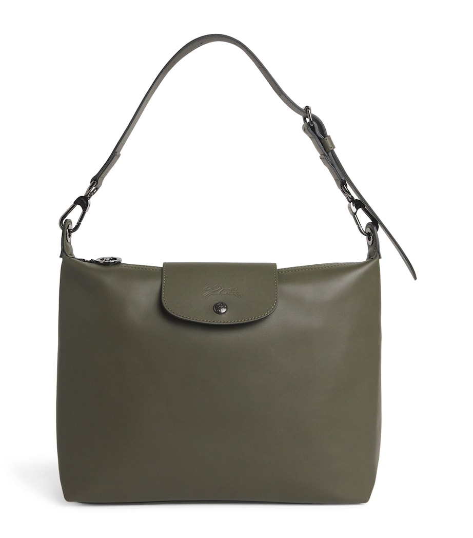 Longchamp Medium Leather Le Pliage Xtra Tote Bag Fir Image 1