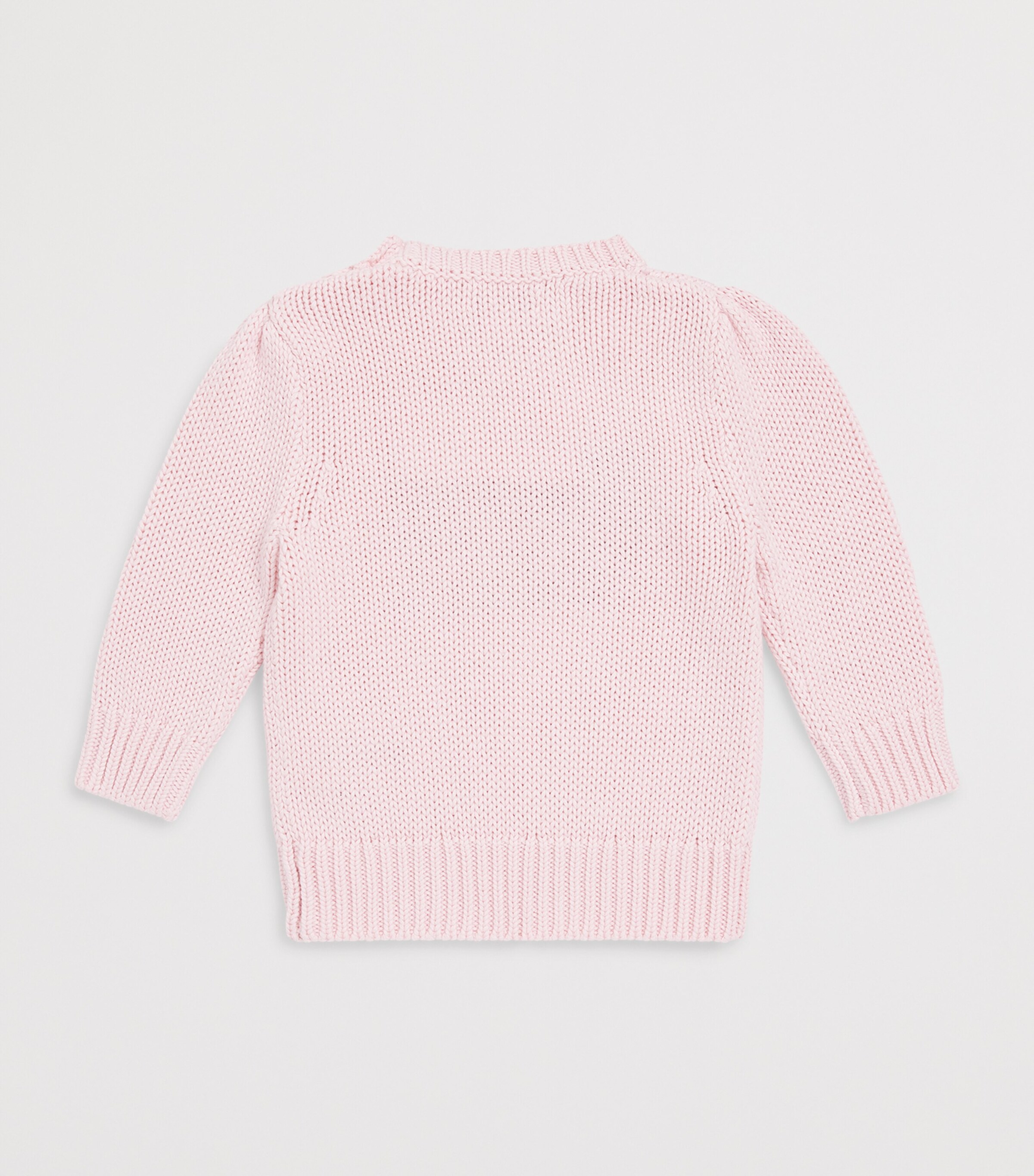 Ralph Lauren Kids Cotton American Flag Sweater (3-12 Months) Acacia Pink Image 2