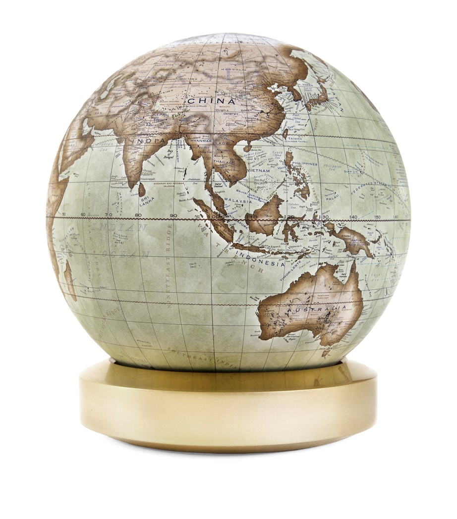 Bellerby The Brass Albion Desk Globe (22cm) Green Image 1
