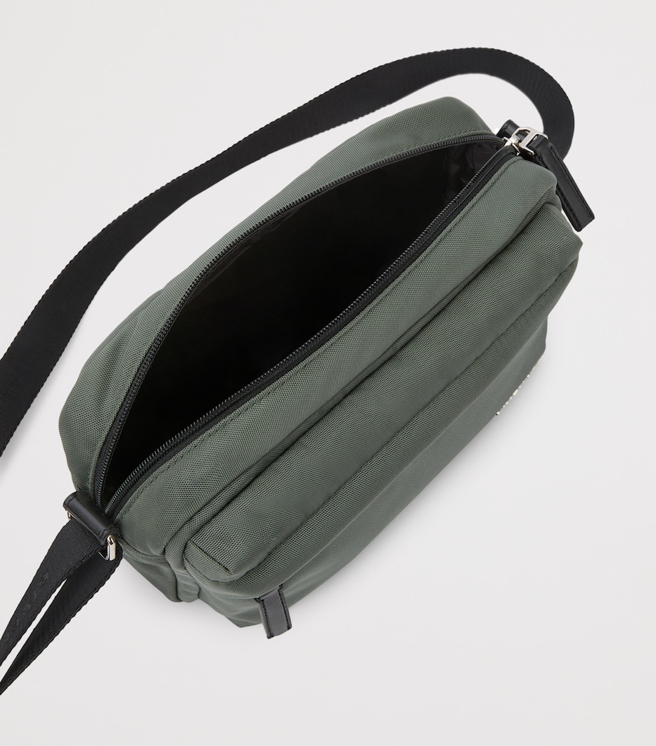Givenchy Calfskin-Trim Logo Essential Camera Bag Salvia Image 5